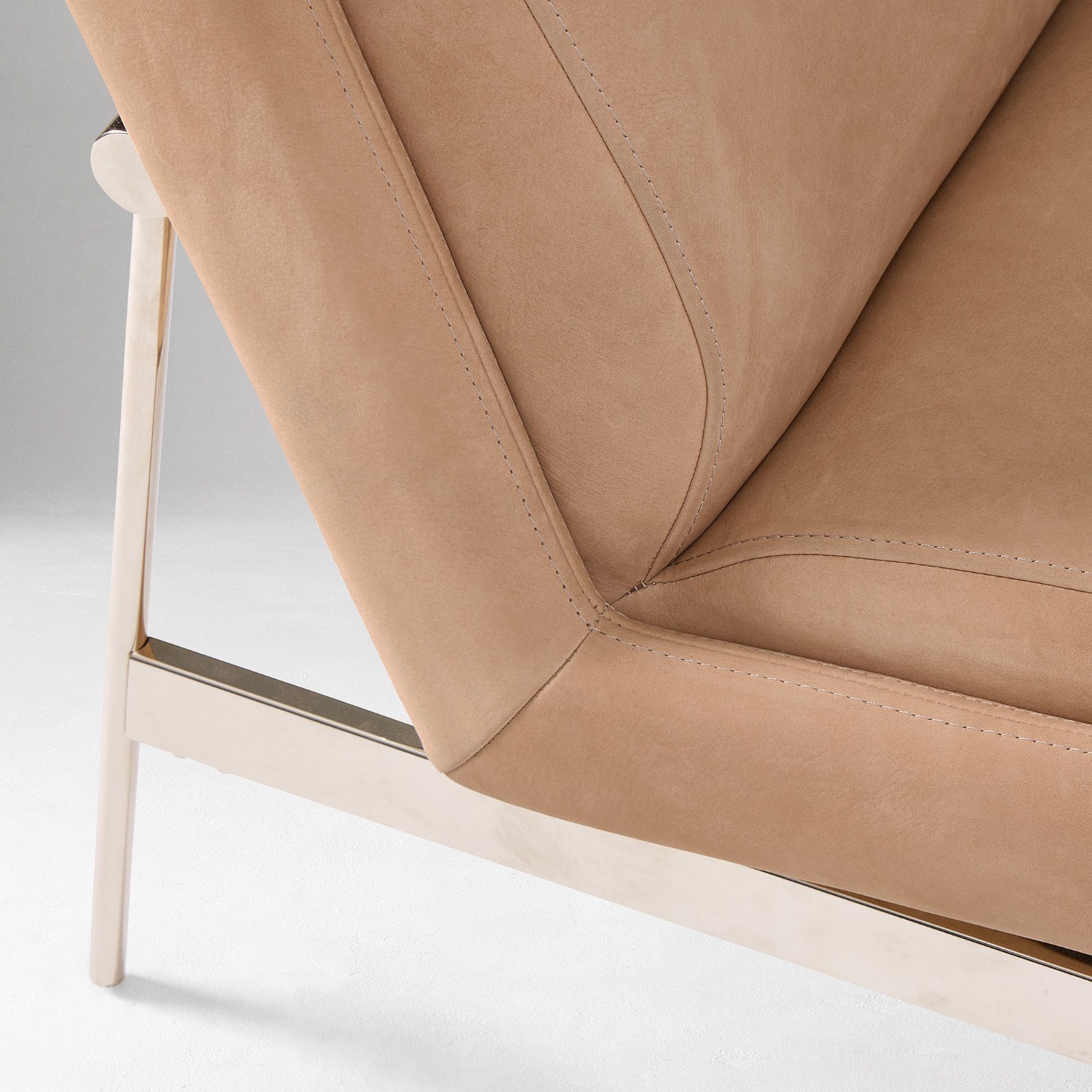 West Elm Lacon Leather Slipper Chair - image-2