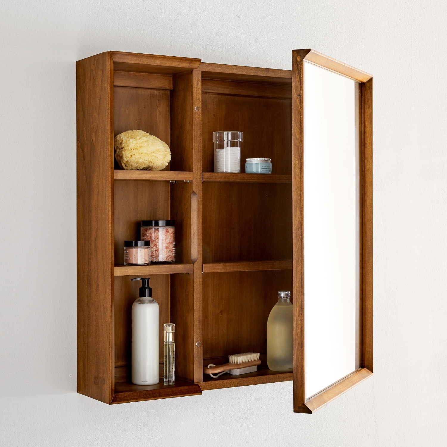 West Elm Mid-Century Medicine Cabinet W Shelves - image-6