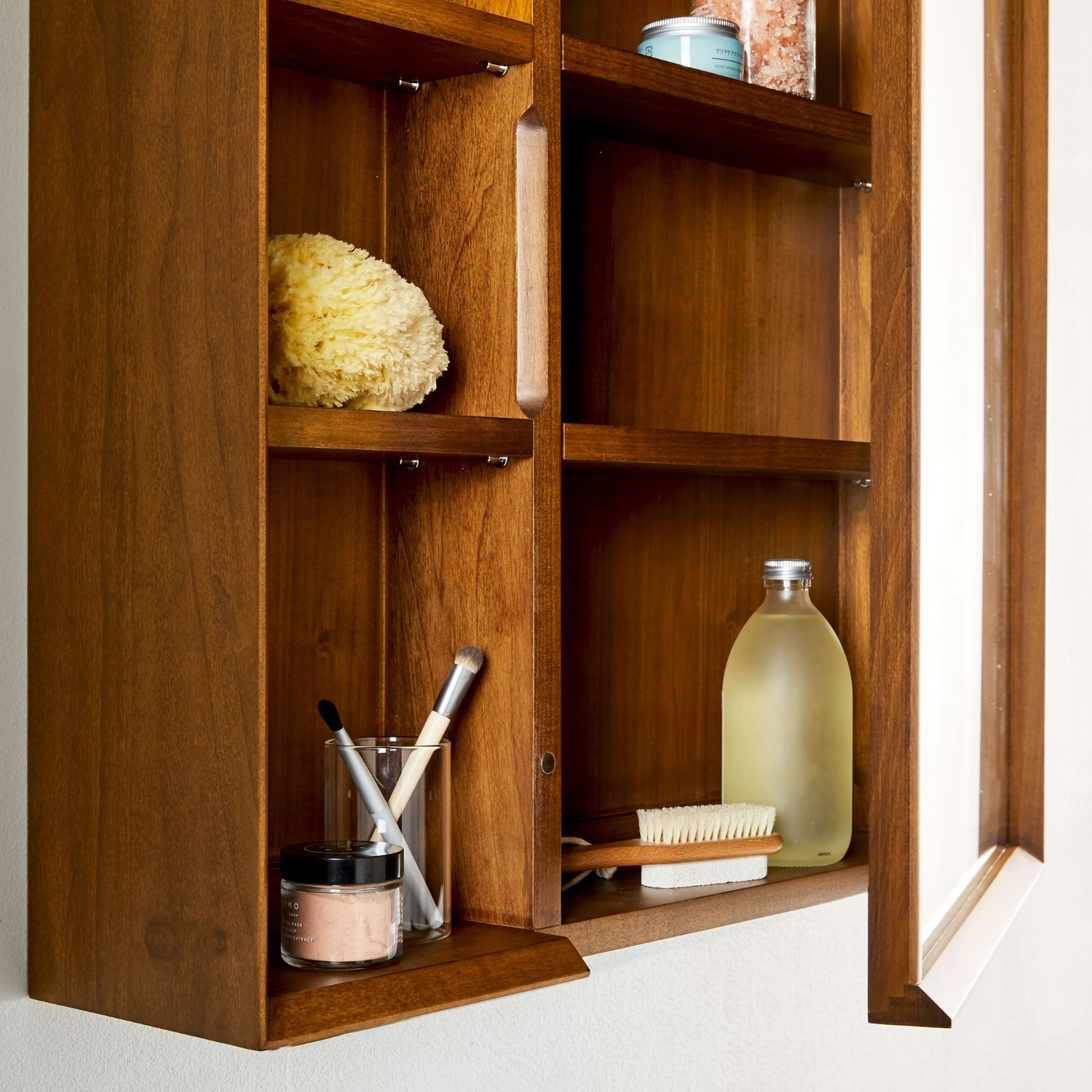 West Elm Mid-Century Medicine Cabinet W Shelves - image-2