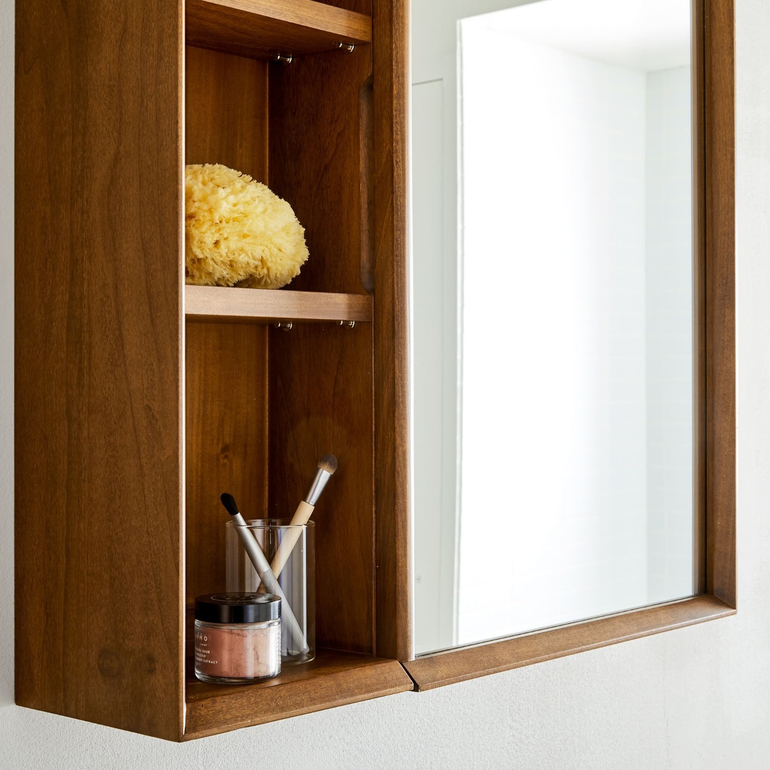 West Elm Mid-Century Medicine Cabinet W Shelves - image-3