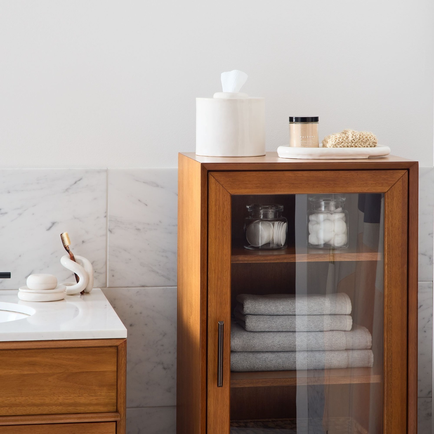 West Elm Mid-Century Bathroom Pharmacy Cabinet - image-7