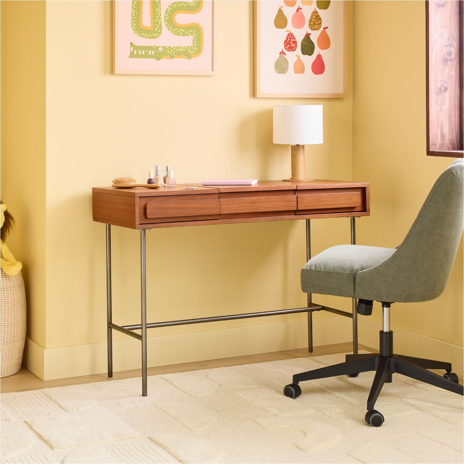 West Elm Gemini Vanity Desk (42") - image-6