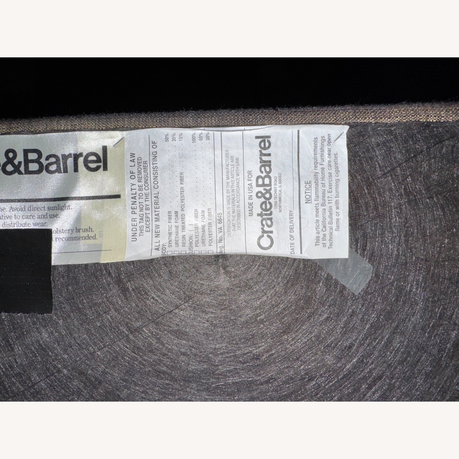 Crate & Barrel Couch - image-3