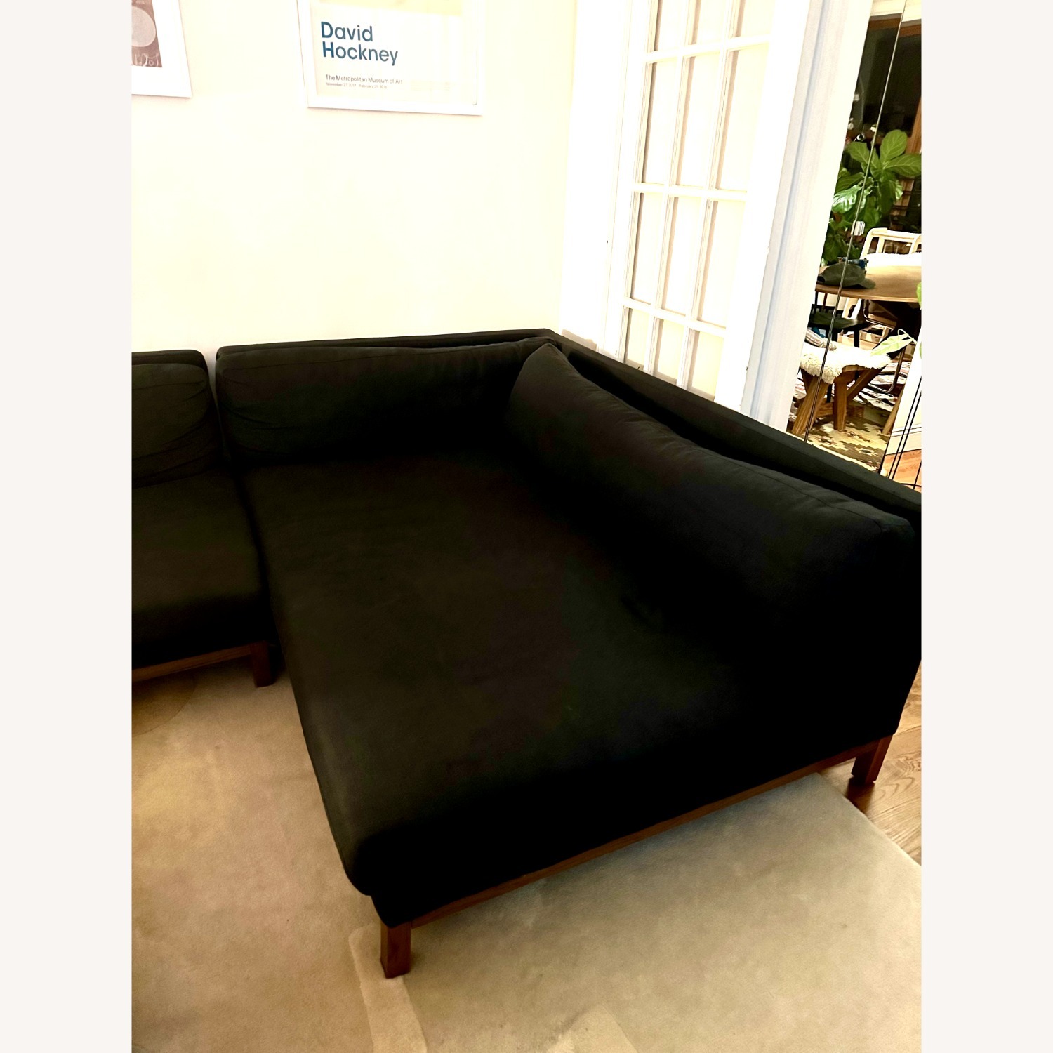 Interior Define Jasper Chaise Sectional Blue - image-3