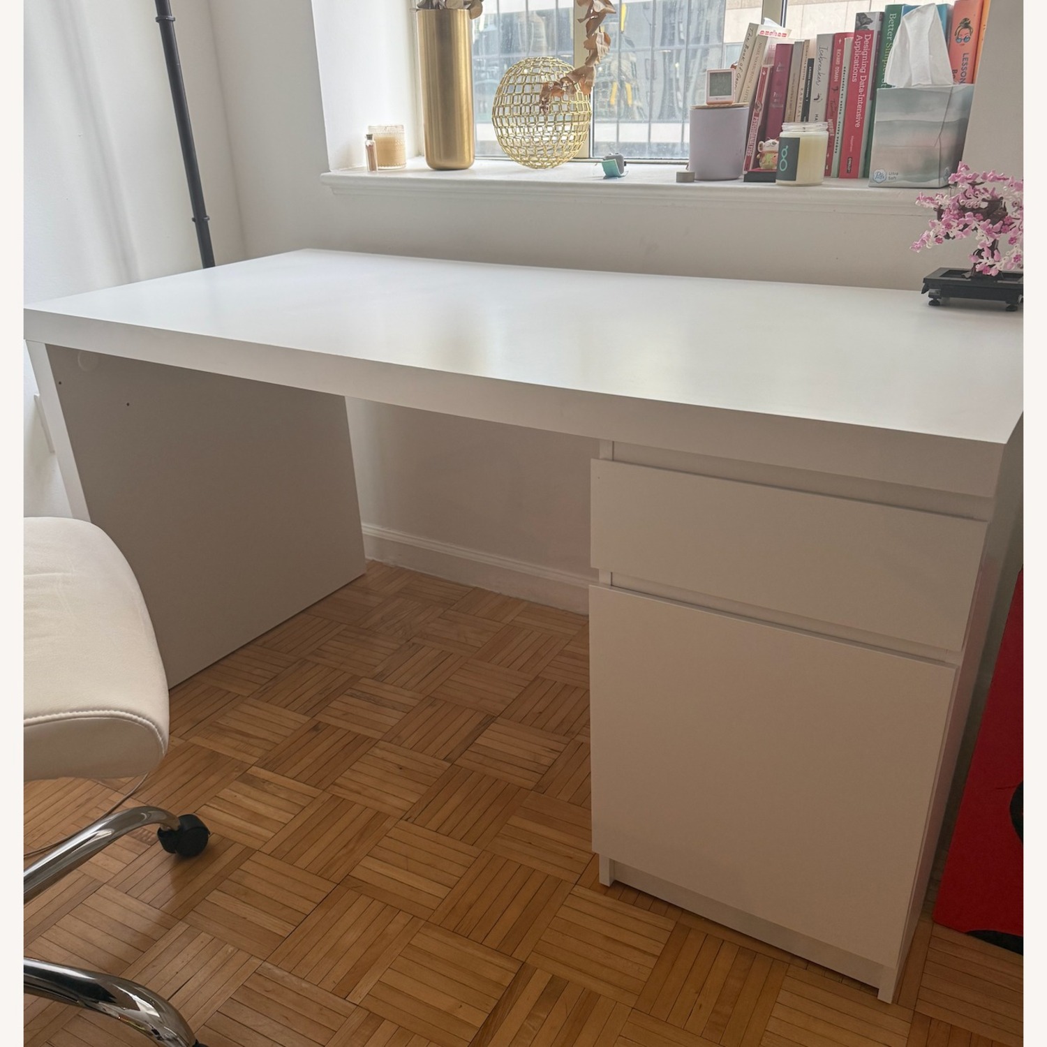IKEA MALM Desk, White - image-2