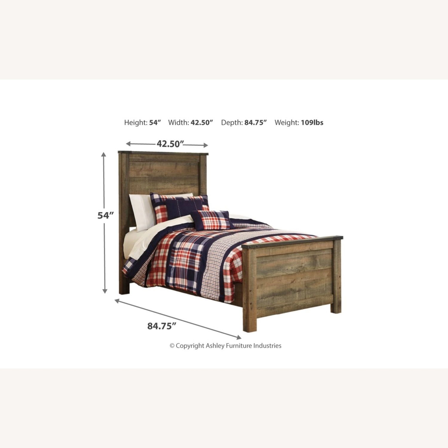 Ashley Furniture Trinell Twin Panel Bed - image-3