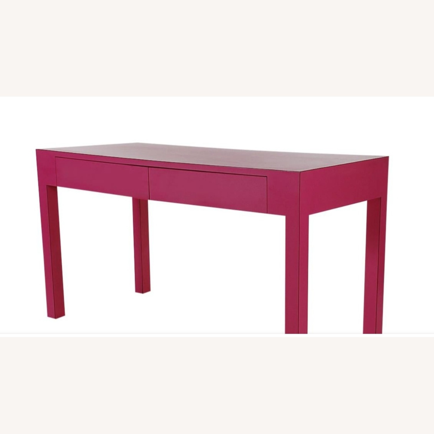 MCM Parsons Table/Desk in Pink/Fushia Laminate - image-2