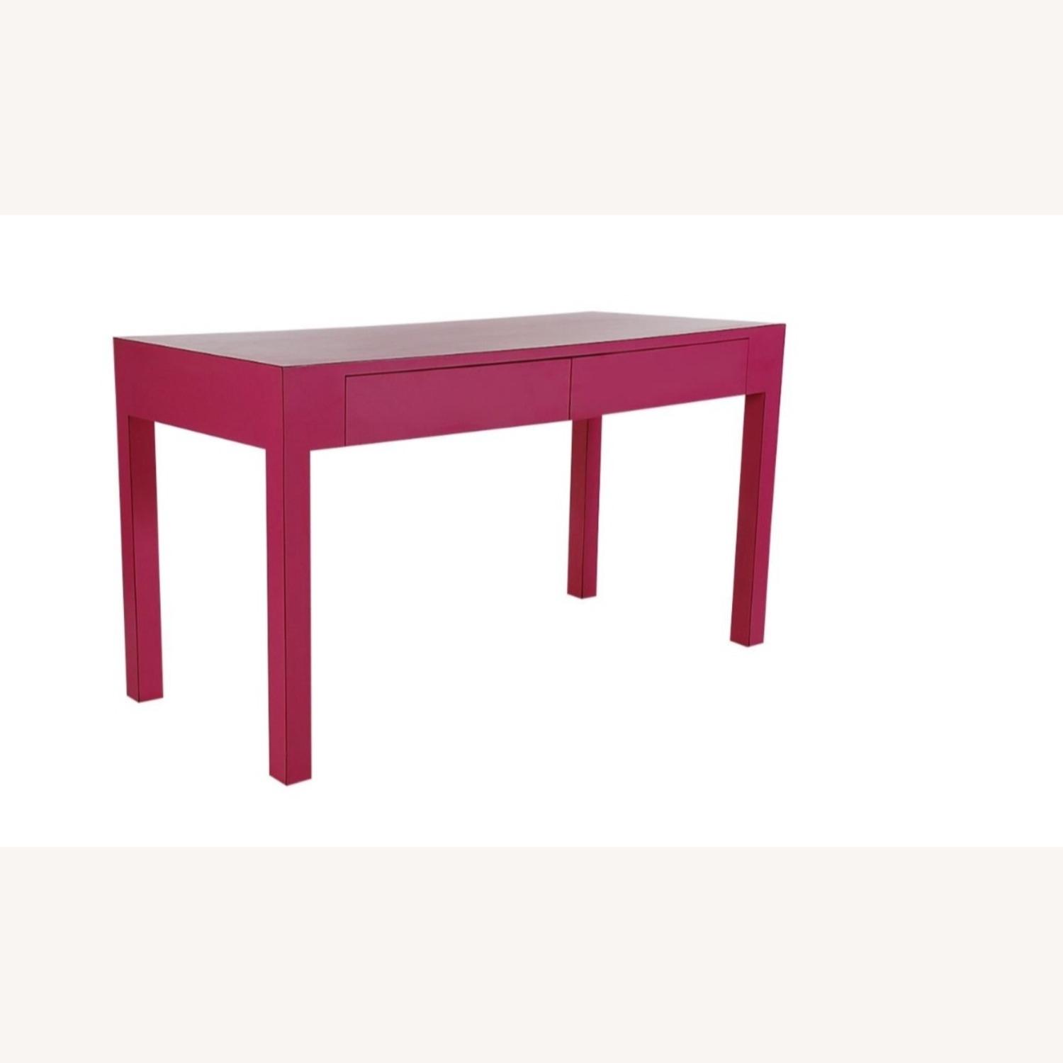 MCM Parsons Table/Desk in Pink/Fushia Laminate - image-5