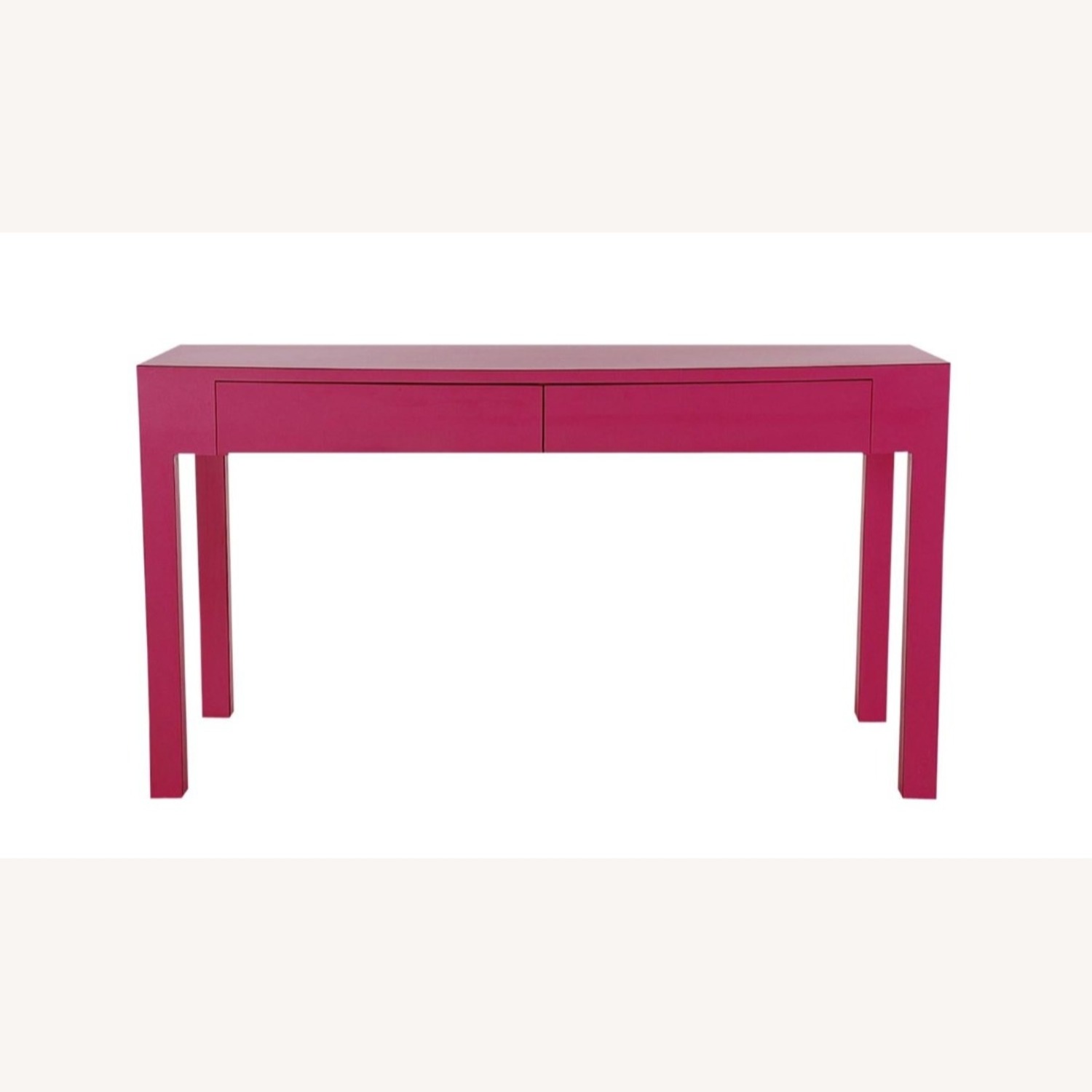 MCM Parsons Table/Desk in Pink/Fushia Laminate - image-1