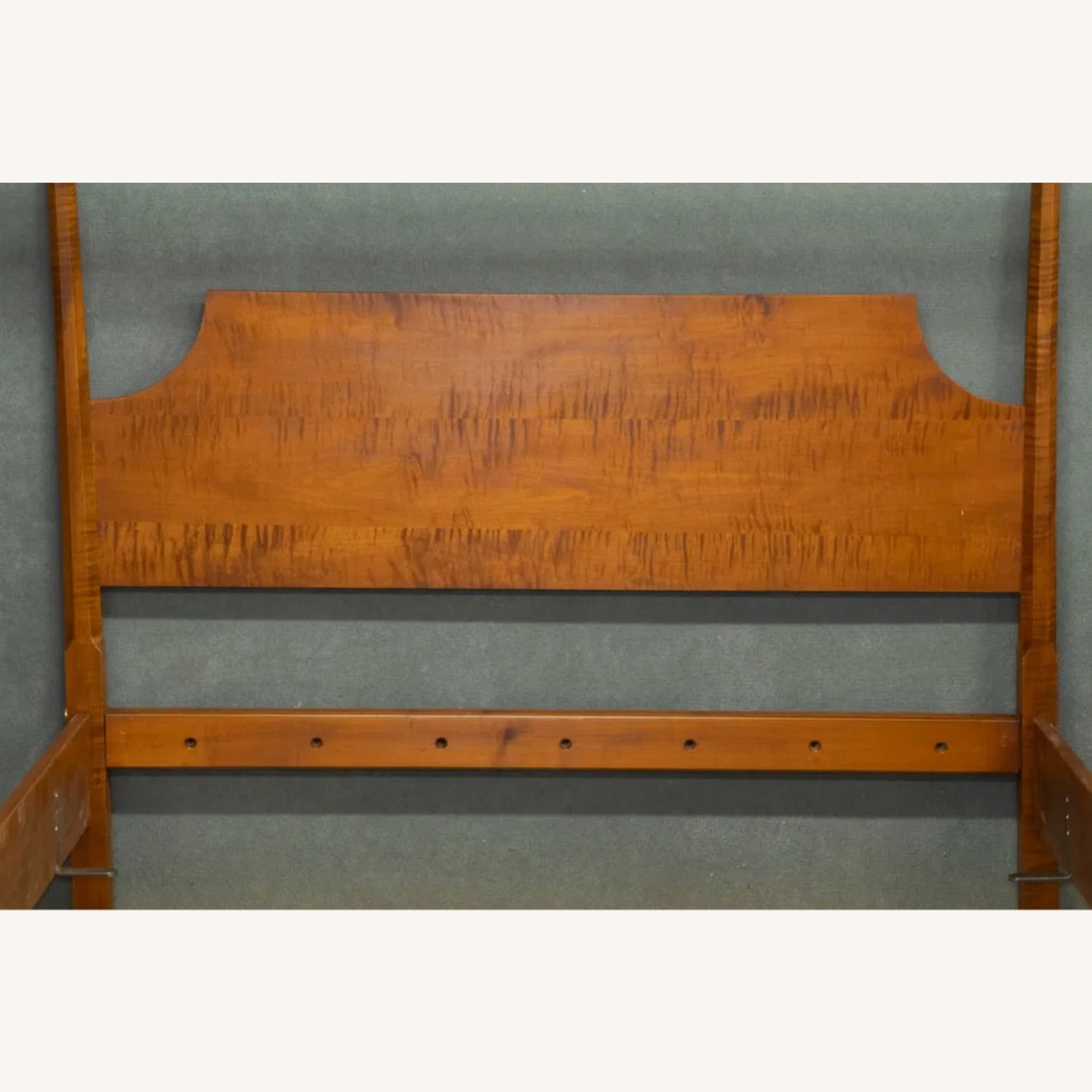 Leonards Queen Size Tiger Maple Canopy Bed - image-2