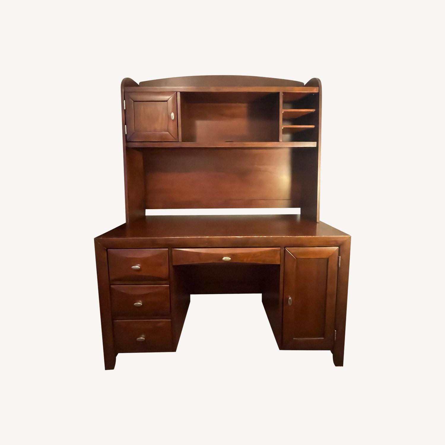 Raymour & Flanigan Dark Brown Desk - image-0