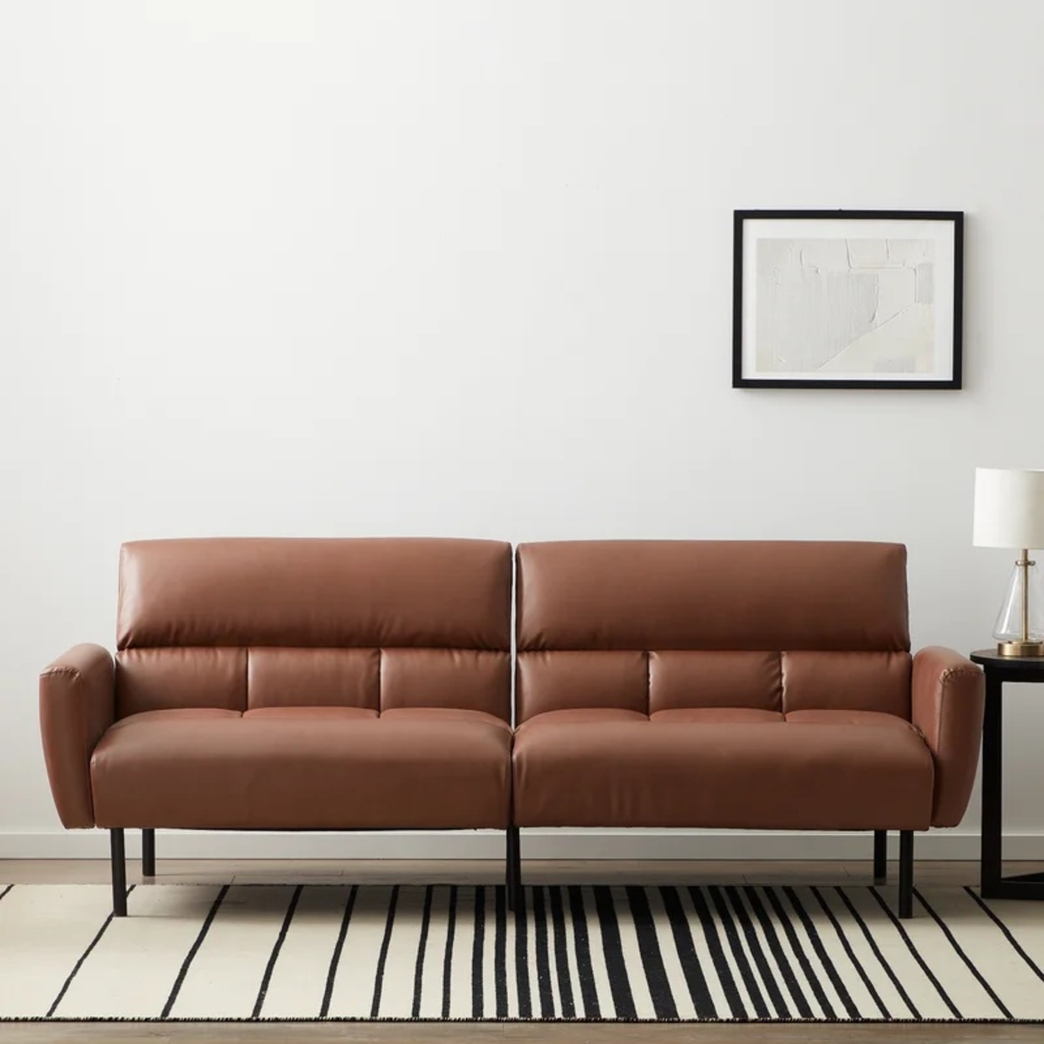 Brown Sofa Bed - image-5