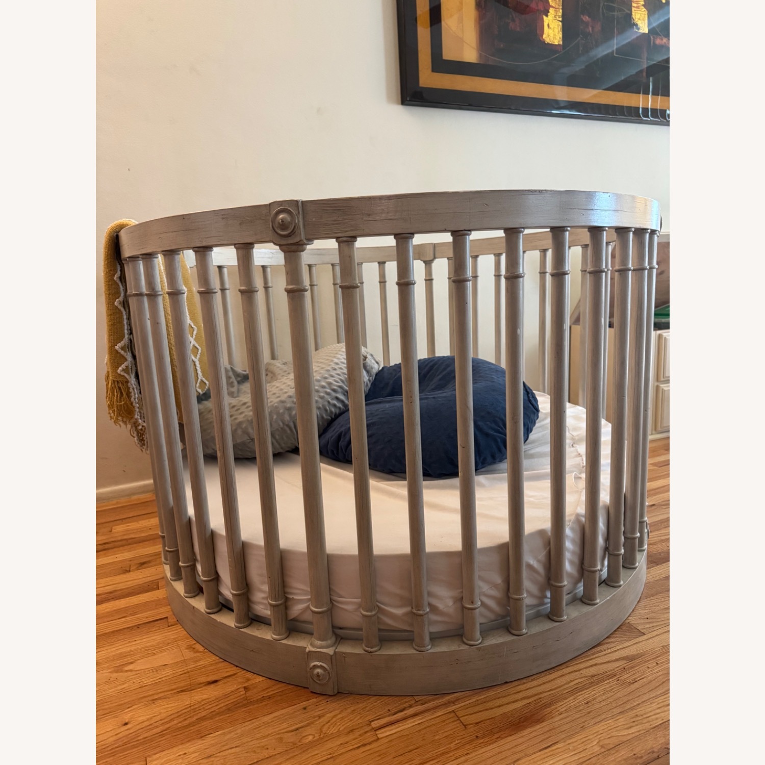 Restoration Hardware Round Ellery Crib - image-3