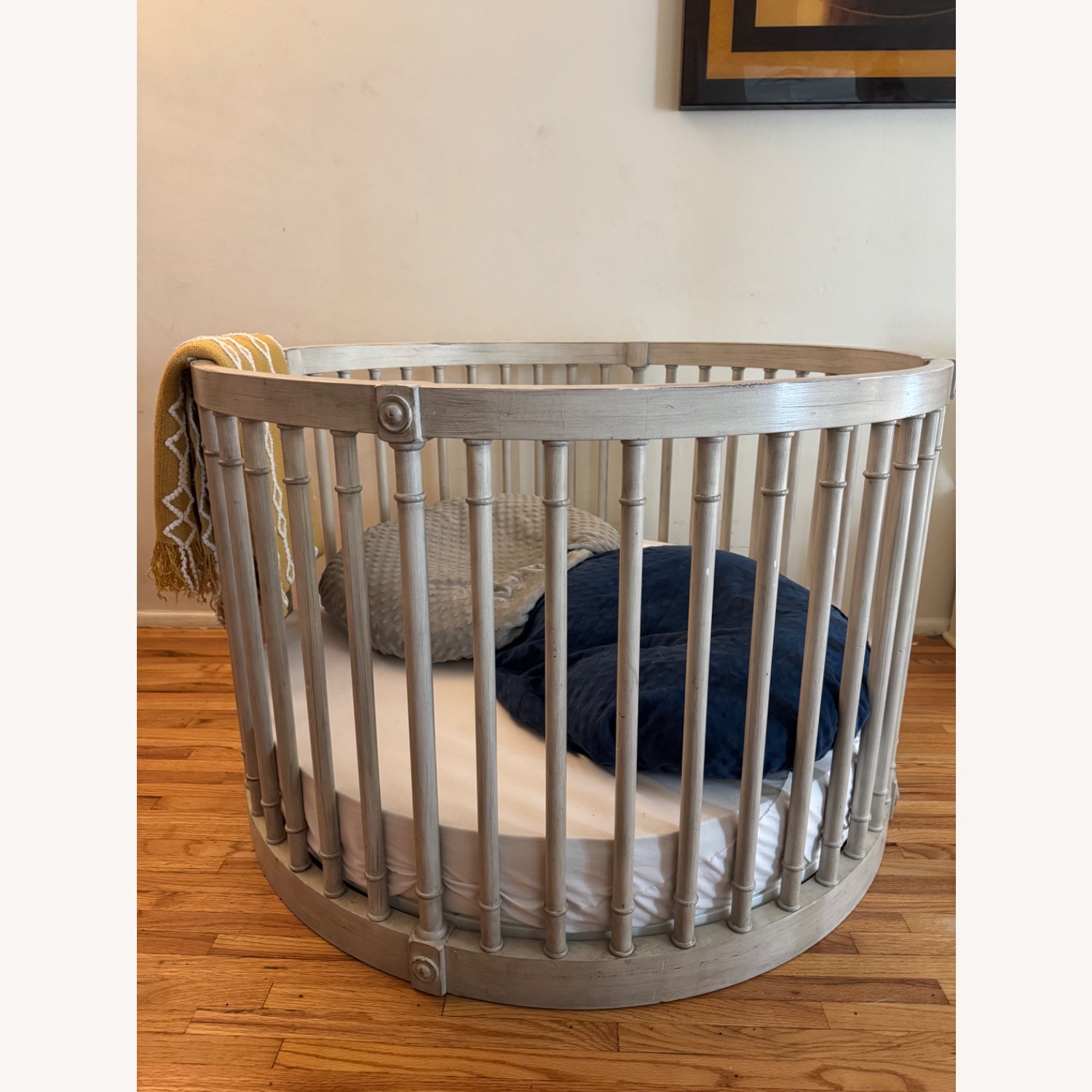 Restoration Hardware Round Ellery Crib - image-1