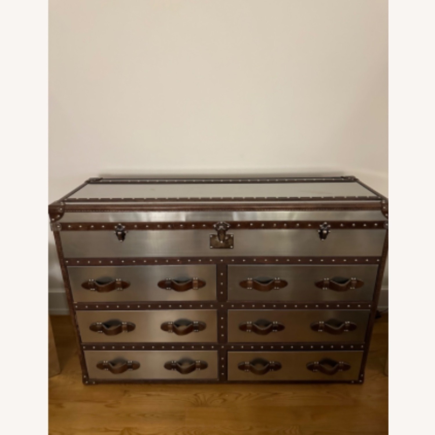 Restoration Hardware Steamer Trunk Dresser  - image-2