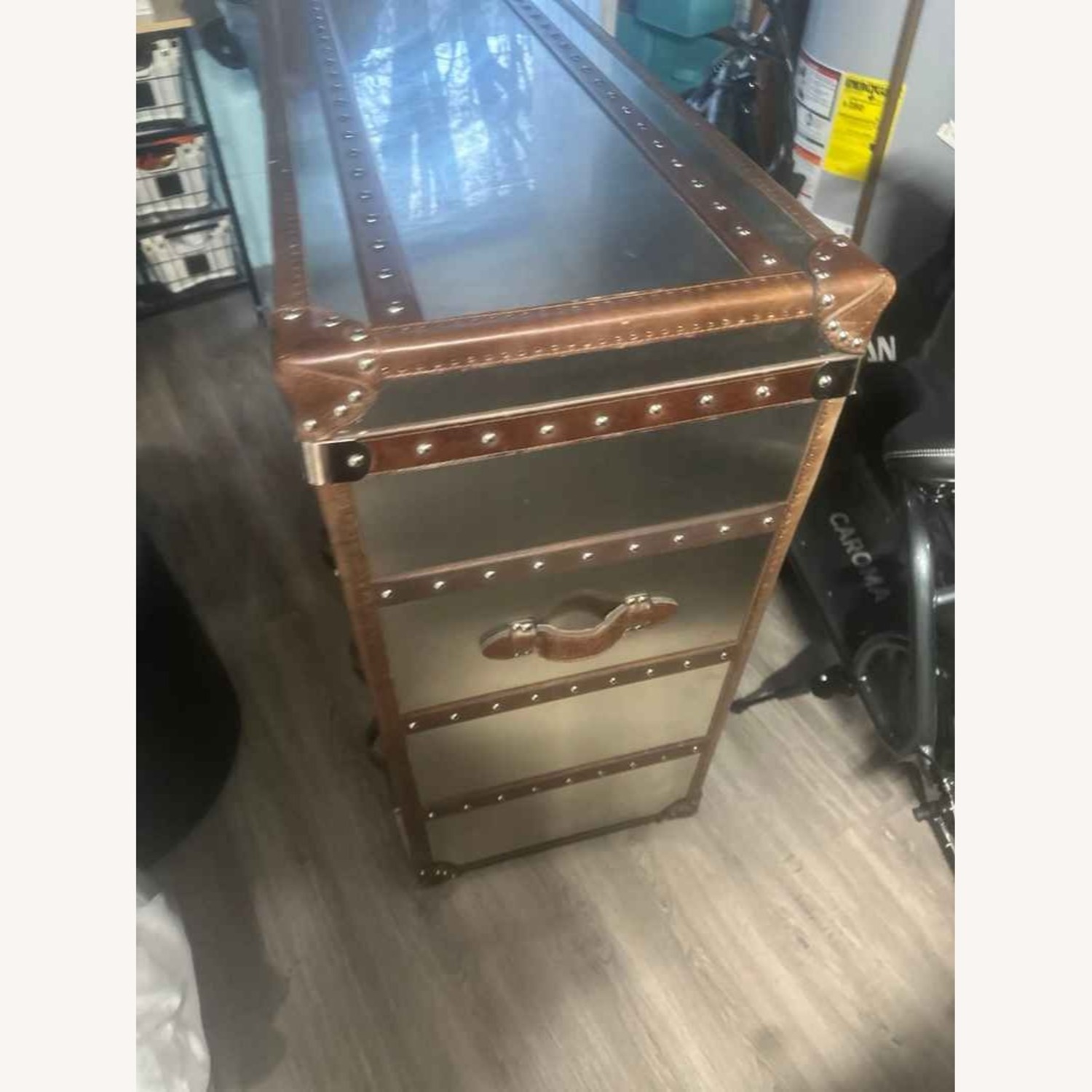 Restoration Hardware Steamer Trunk Dresser  - image-8