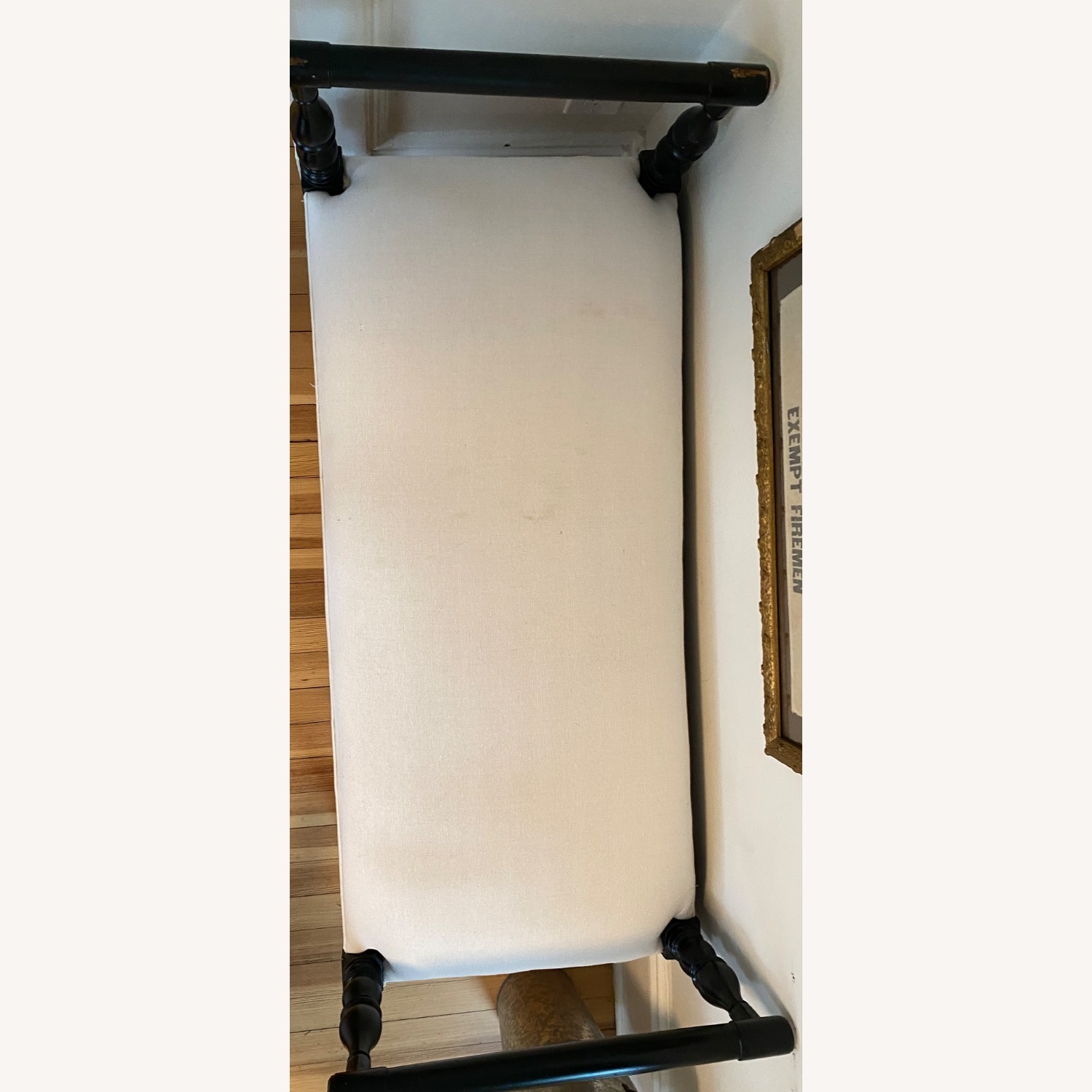 One Kings Lane Callie Bench - Black/ Ivory - image-3