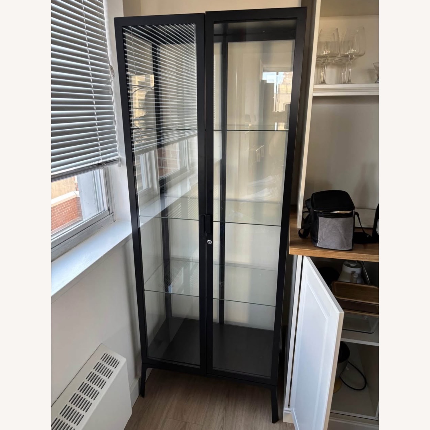 IKEA Milsbo Glass Bar/China Cabinet - AptDeco