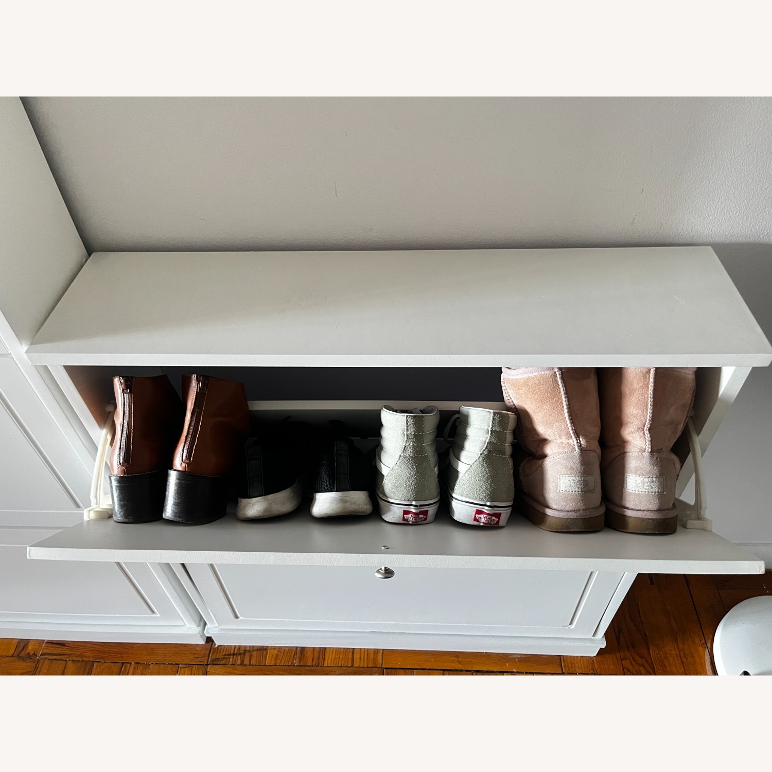 Two Row Shoe Storage Cabinet - image-3
