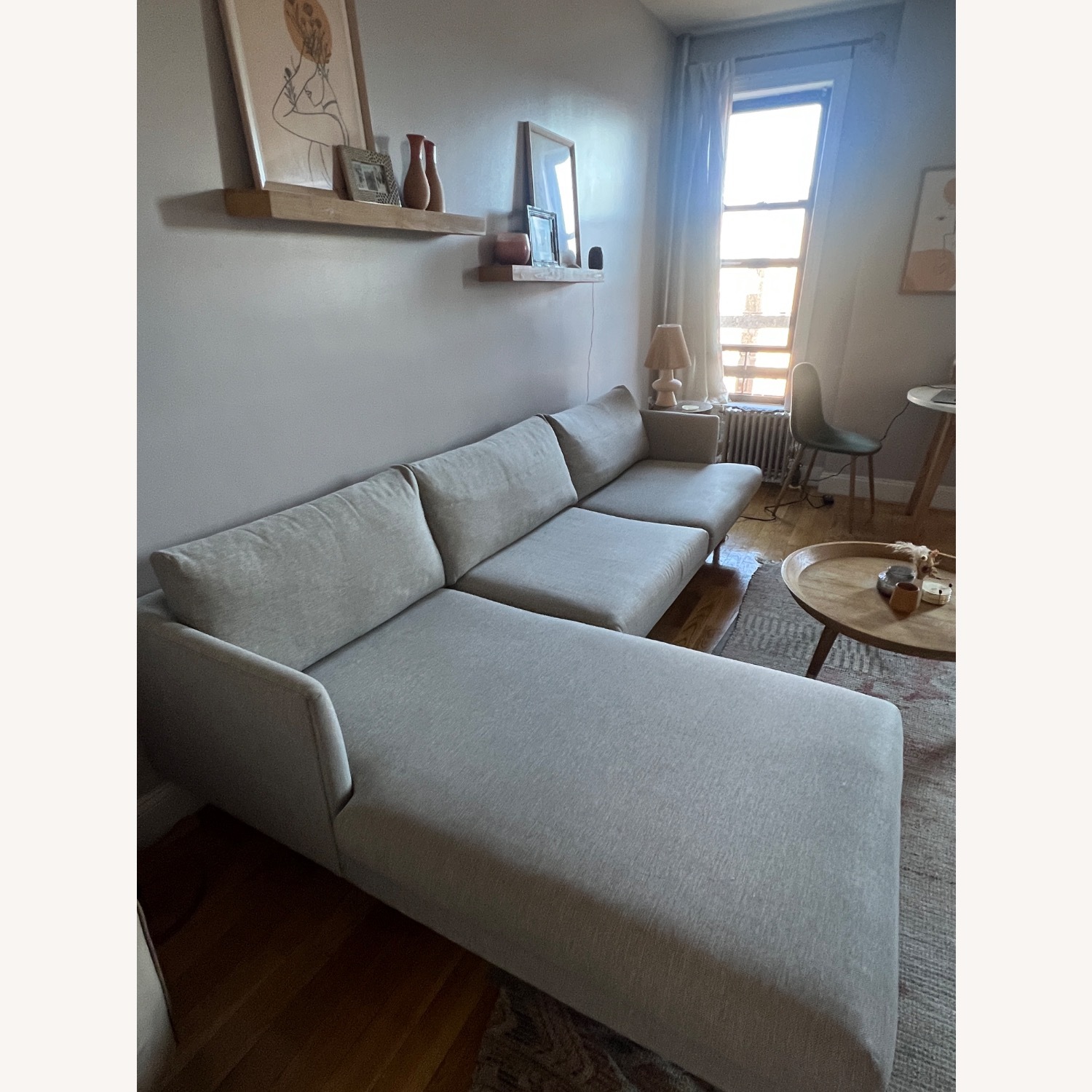 Article Burrard 112” Left Sectional Sea Salt Grey - image-12