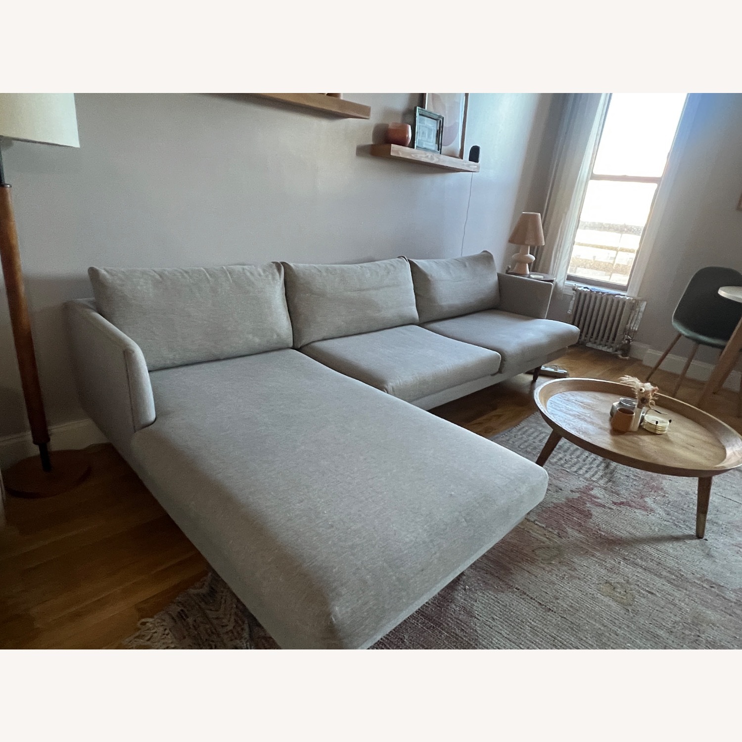 Article Burrard 112” Left Sectional Sea Salt Grey - image-7
