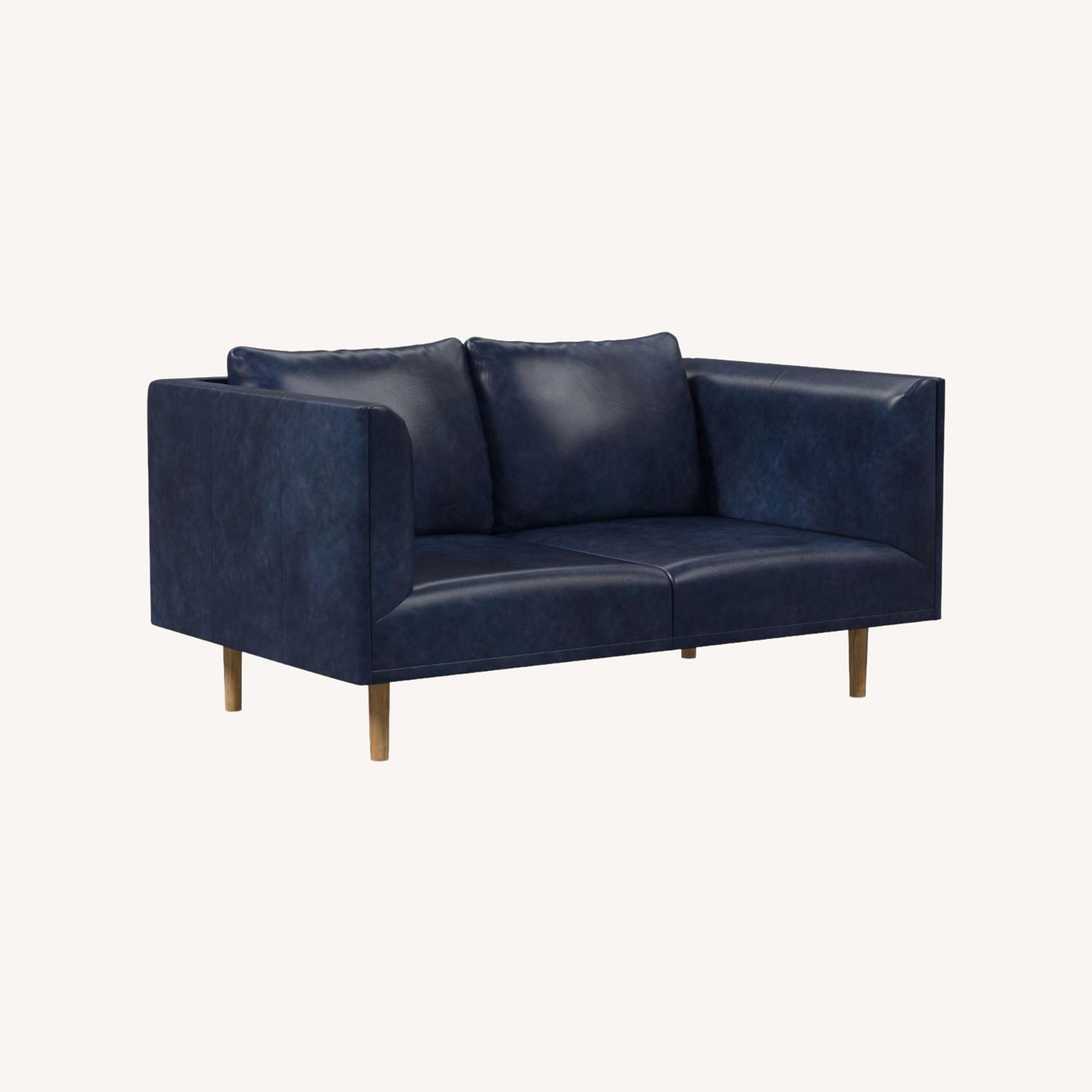 West Elm Antonio Leather Sofa - image-0