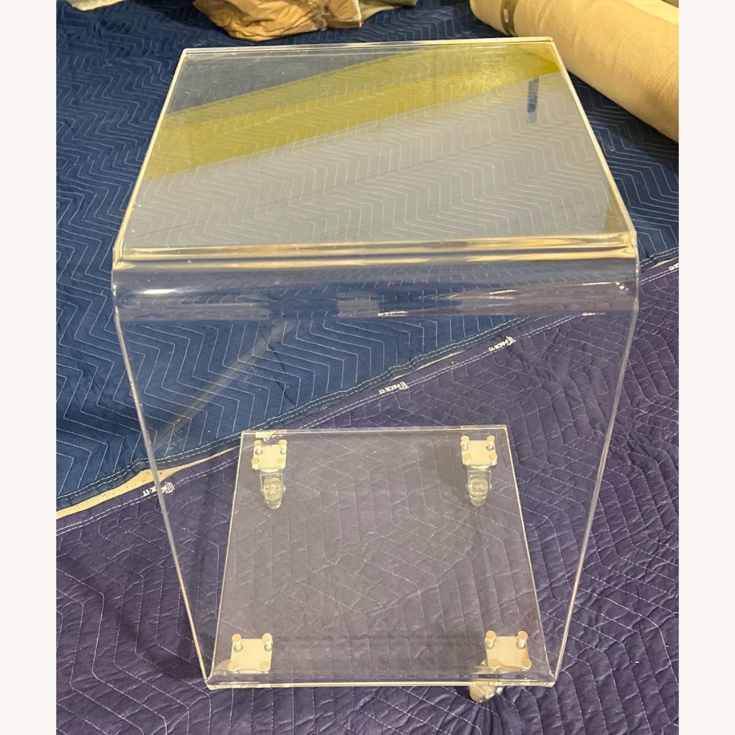 CB2 Acrylic C Tables Set - image-4