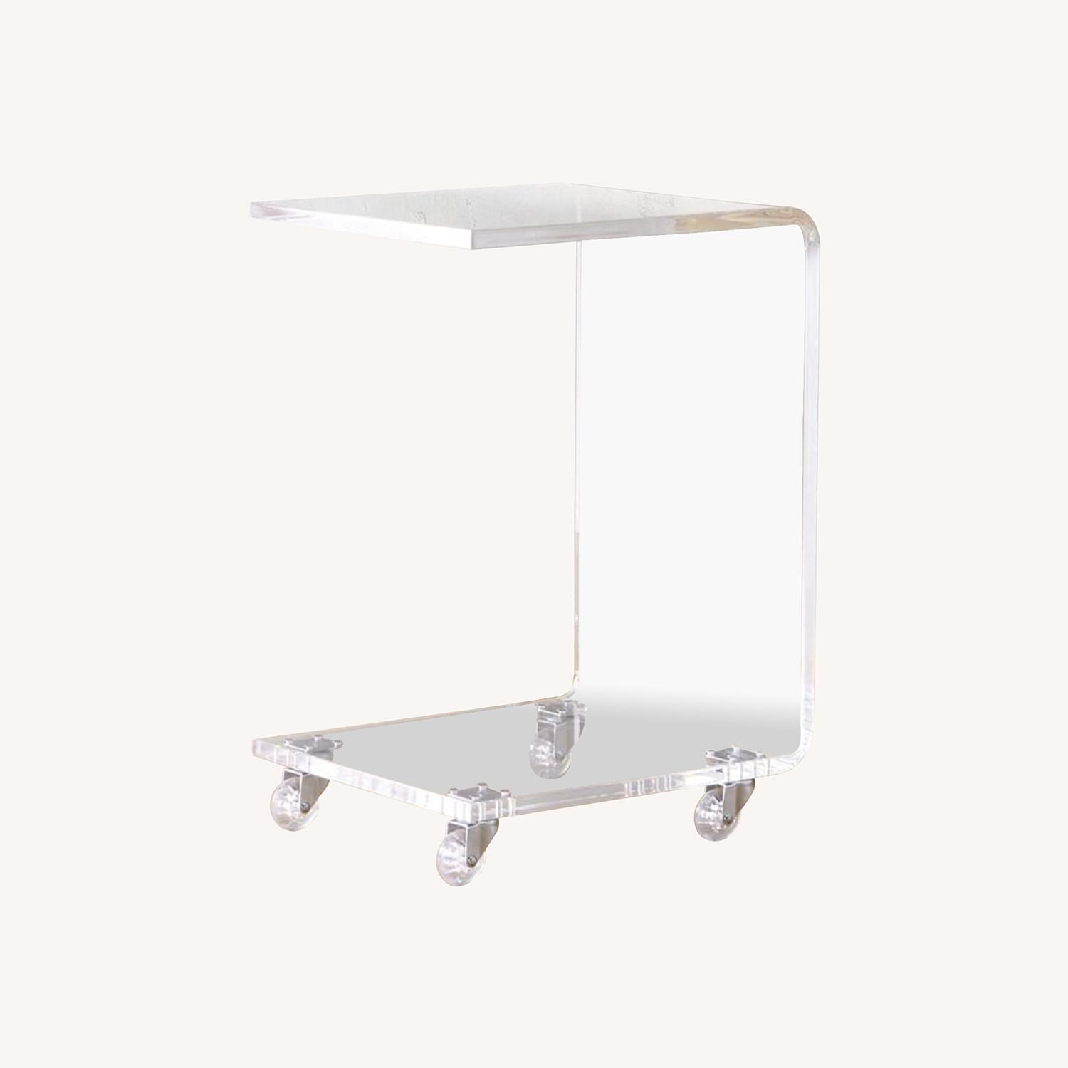 CB2 Acrylic C Tables Set - image-0