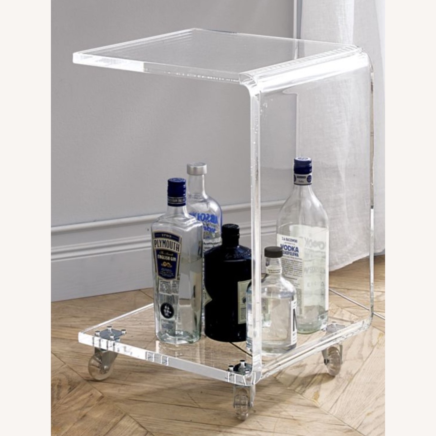 CB2 Acrylic C Tables Set - image-2
