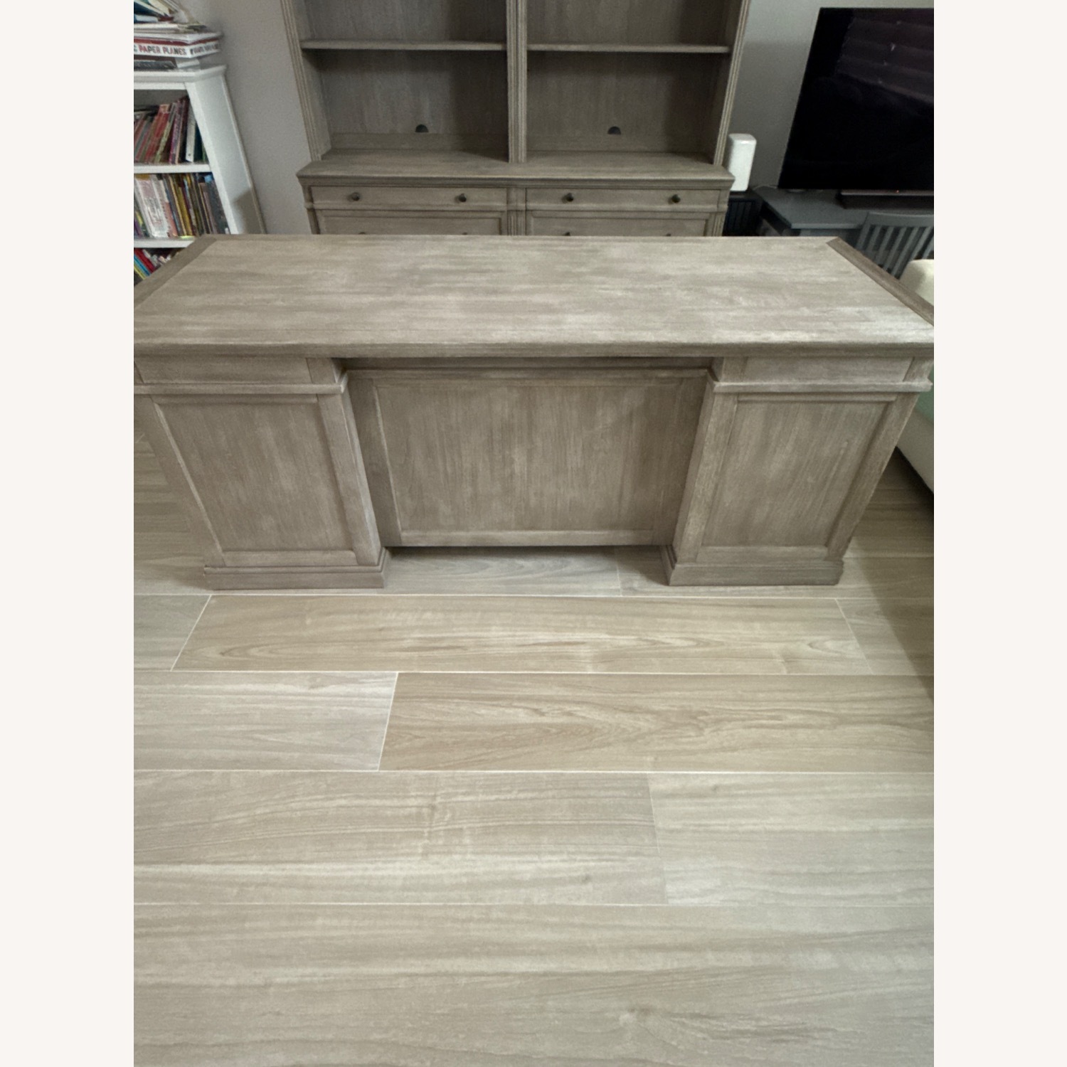 Pottery Barn Livingston Executive Desk (75") - image-3