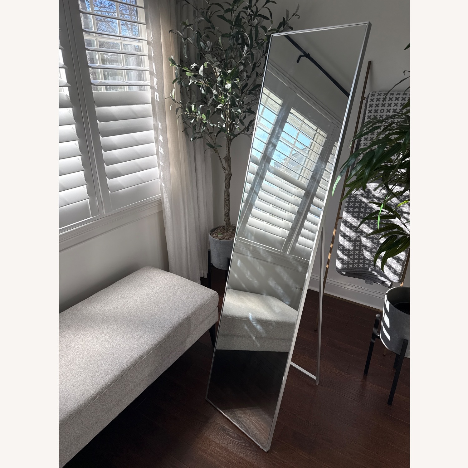 CB2 Slim Infinity Standing Mirror - image-1