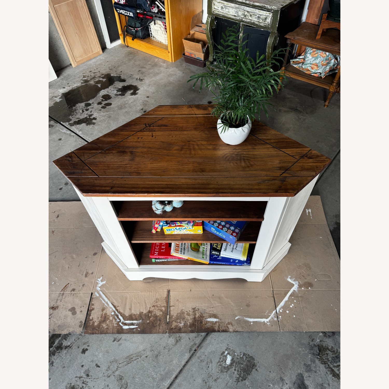 Rustic Multipurpose Corner Cabinet - image-2