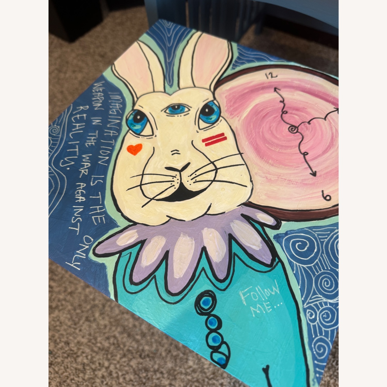 Artisian Alice in Wonderland Stacking Tables - image-6