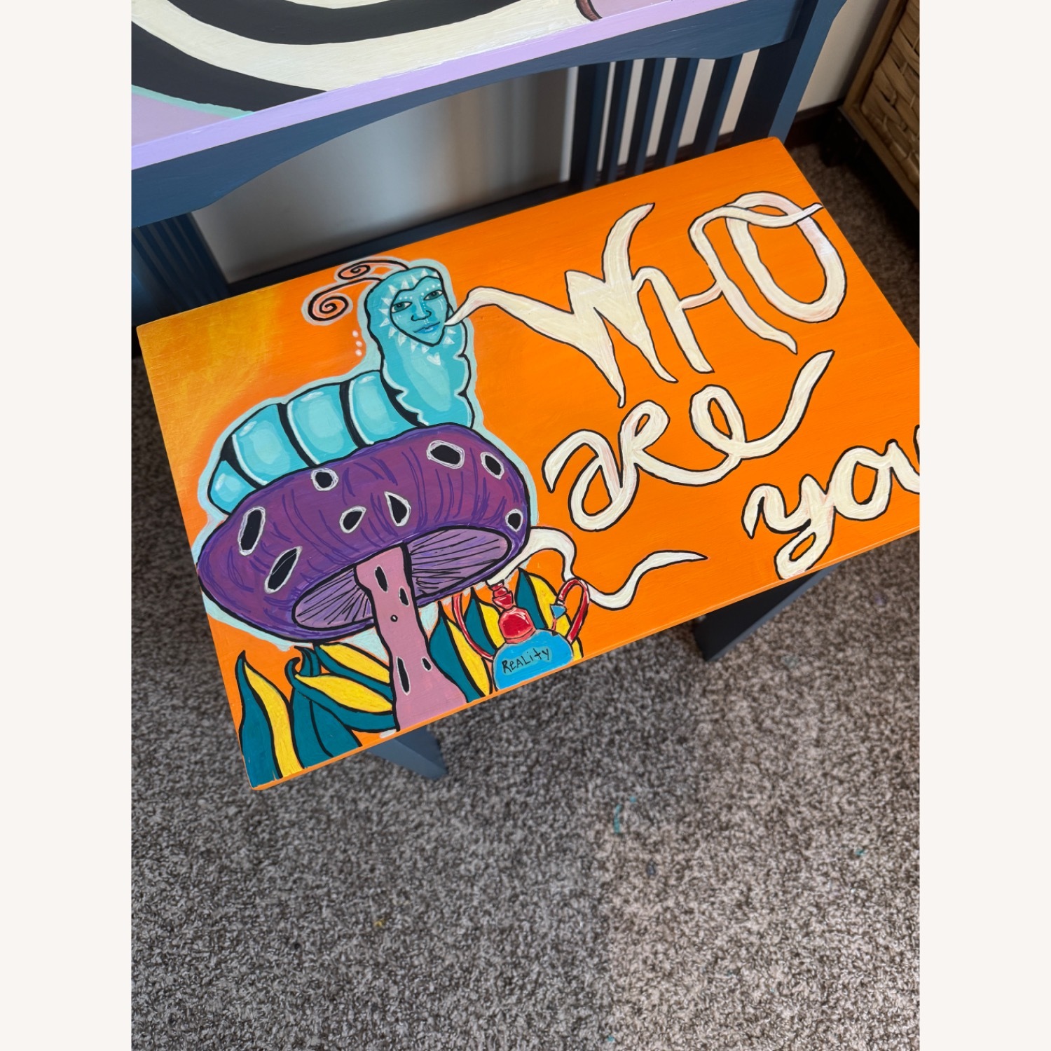 Artisian Alice in Wonderland Stacking Tables - image-8