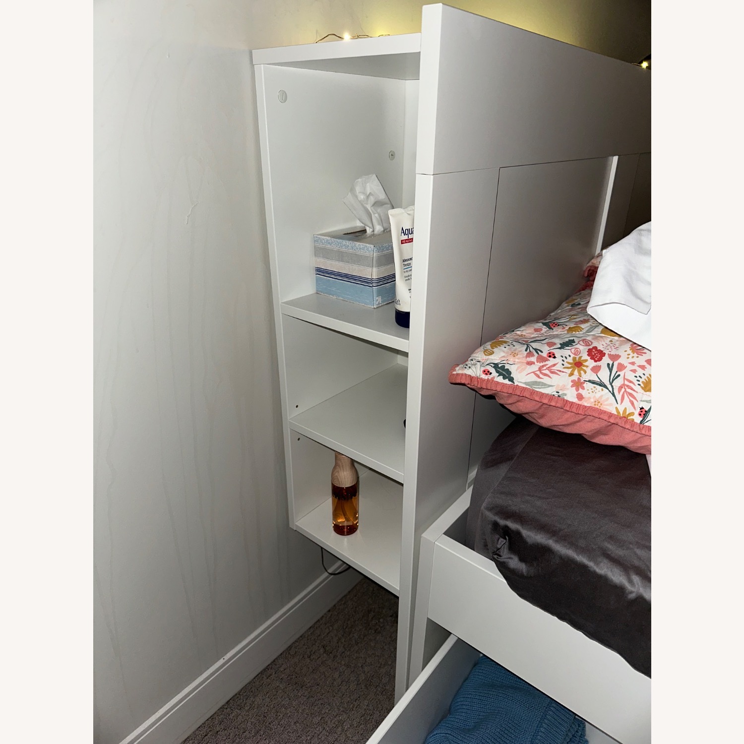 IKEA Brimnes Bed Frame and Headboard with Storage - image-6