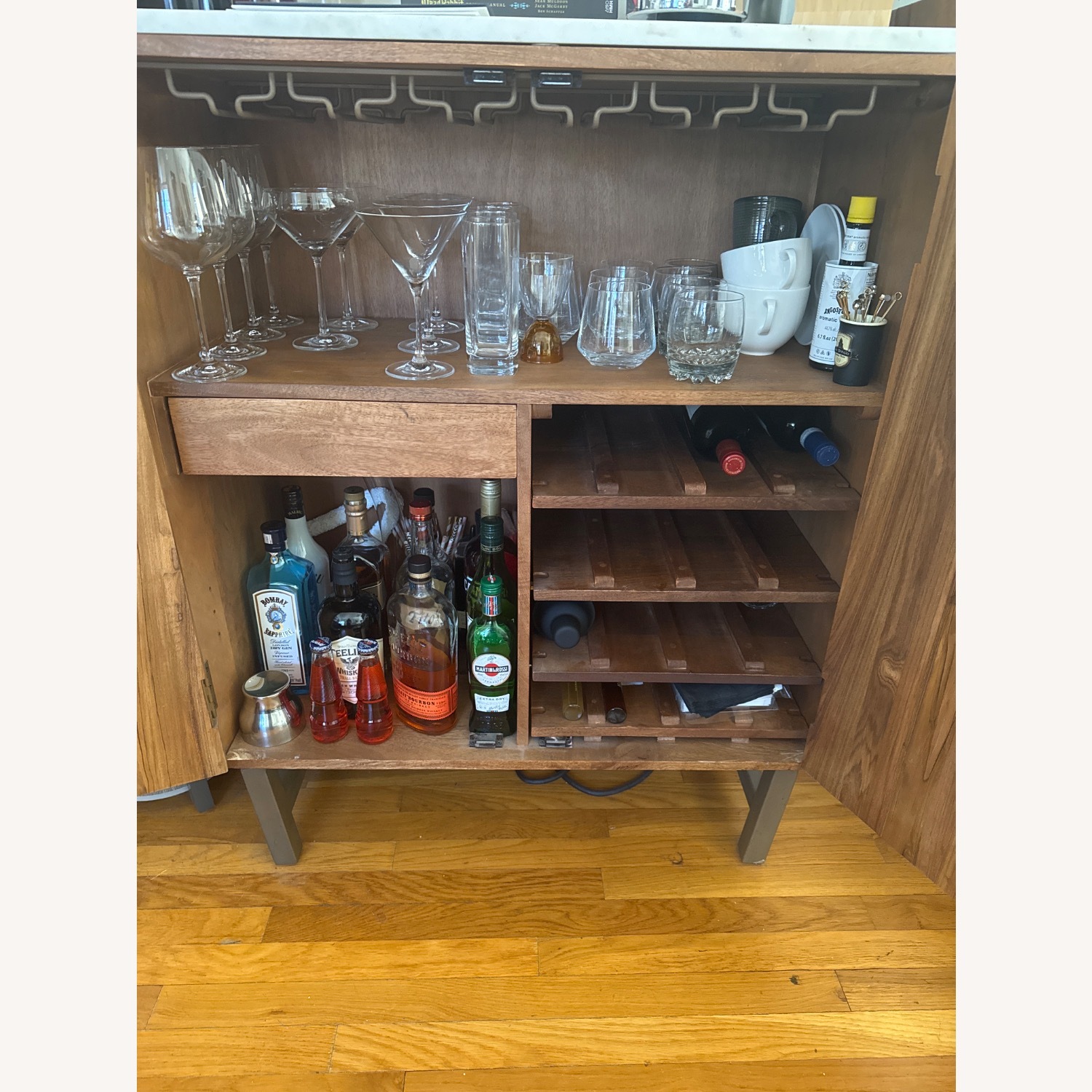 Crate & Barrel Cantina Bar Cart - image-6