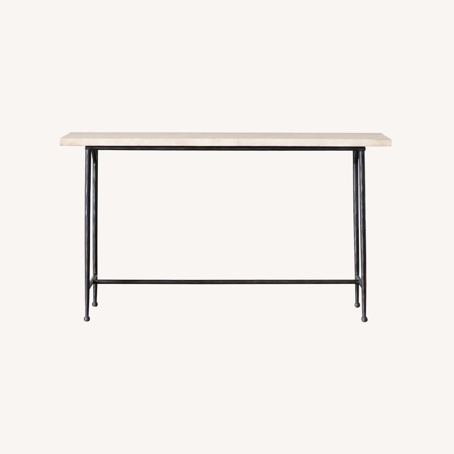 McGee & Co Travertine Console - image-0