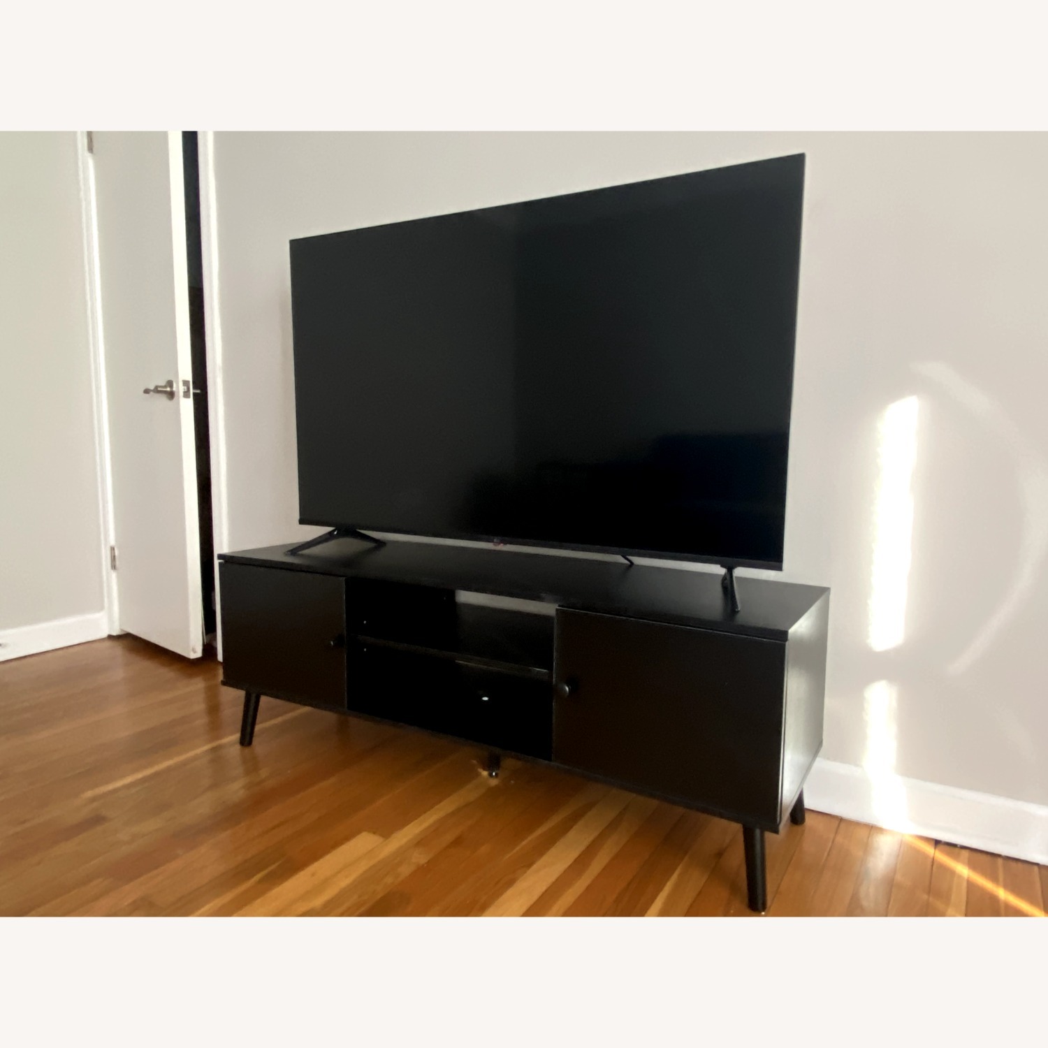 Media Console Table with Storage - image-4