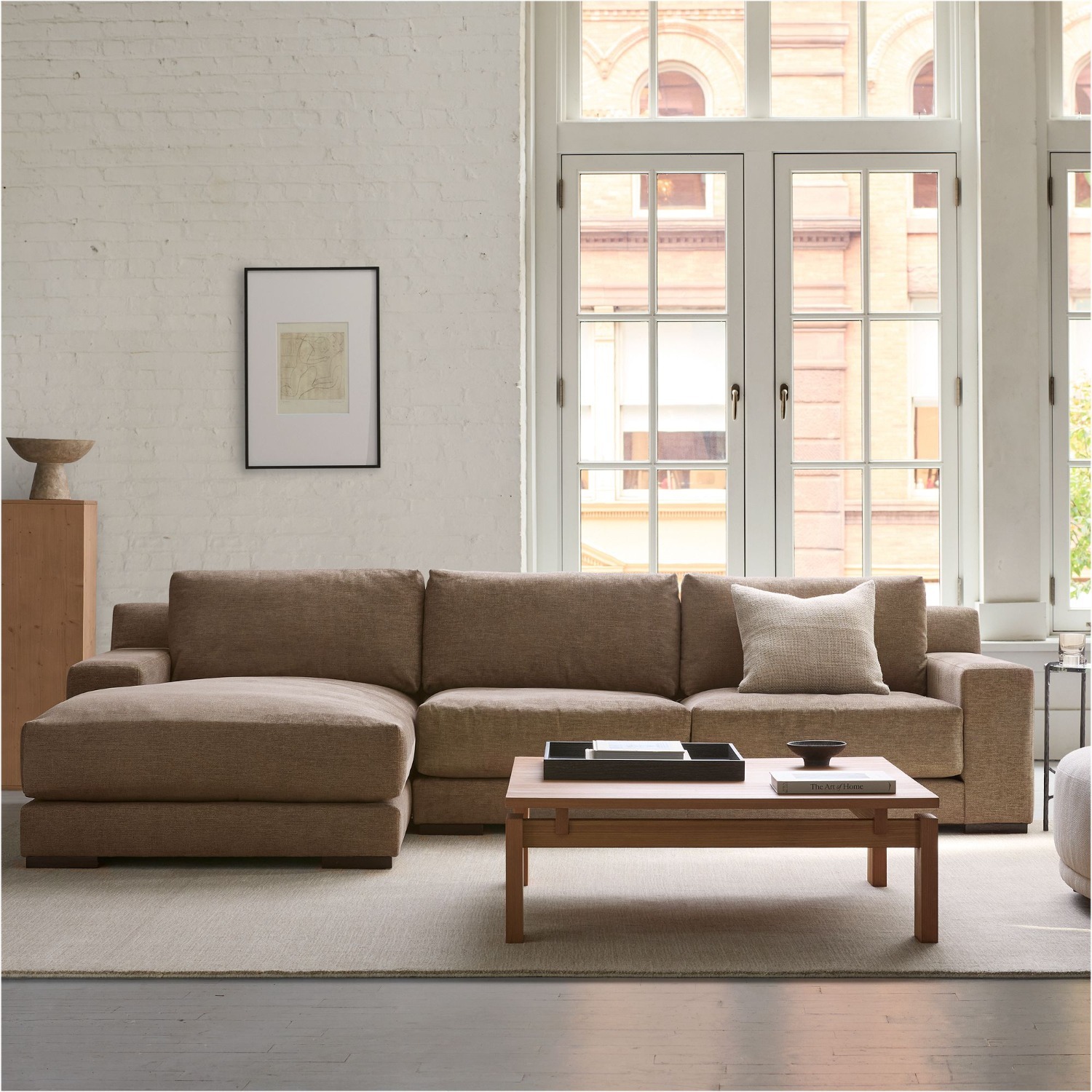 West Elm Dalton 2-Piece Chaise Sectional - image-5