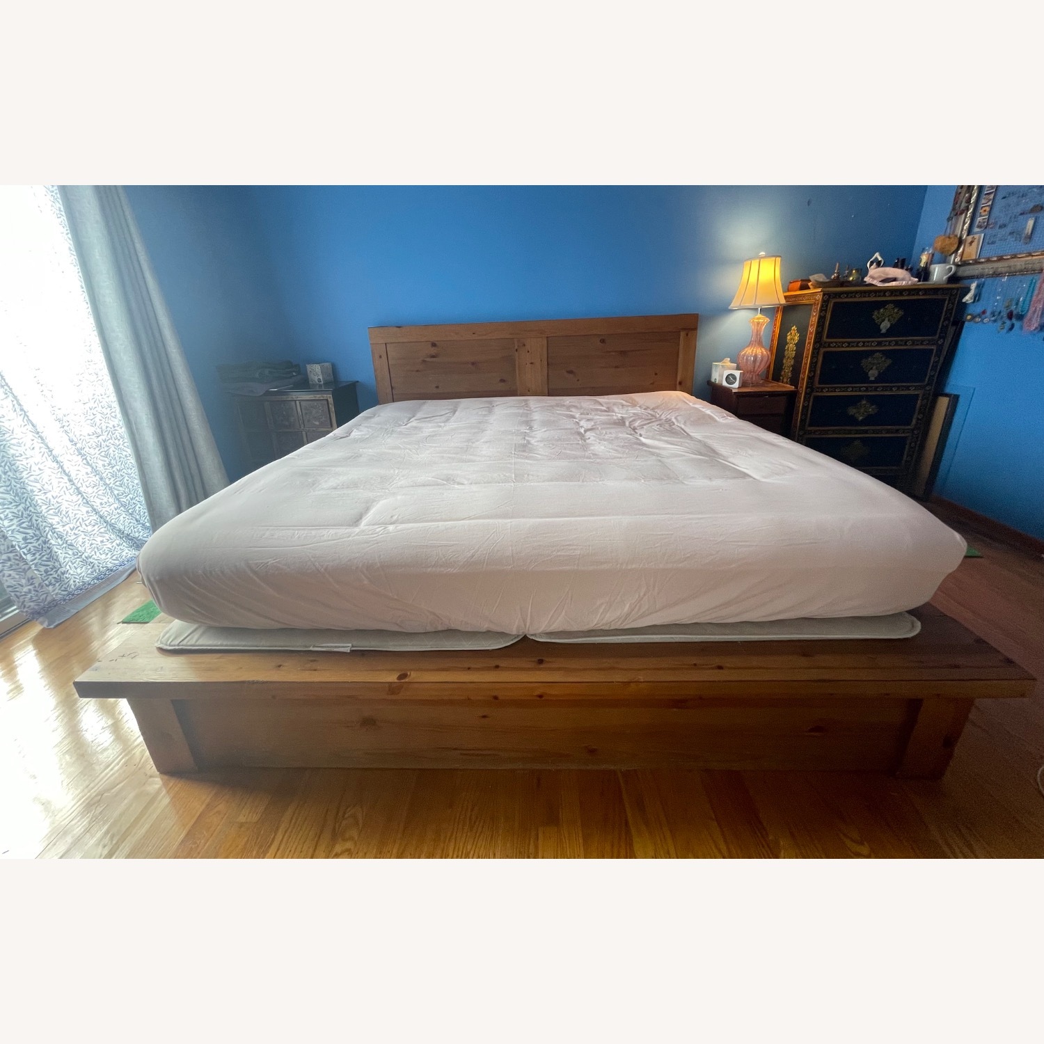 Pottery Barn King Storage Platform Bed - image-5