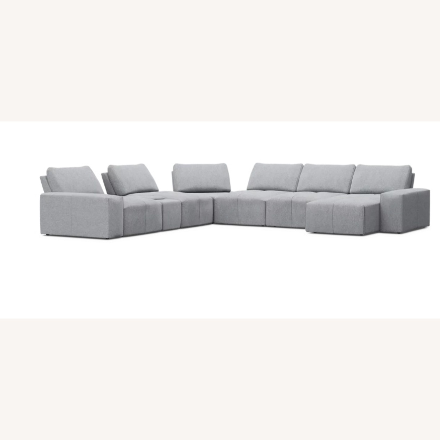 Rooms To Go Laney 6 Pc Right Chaise Sectional  - image-5
