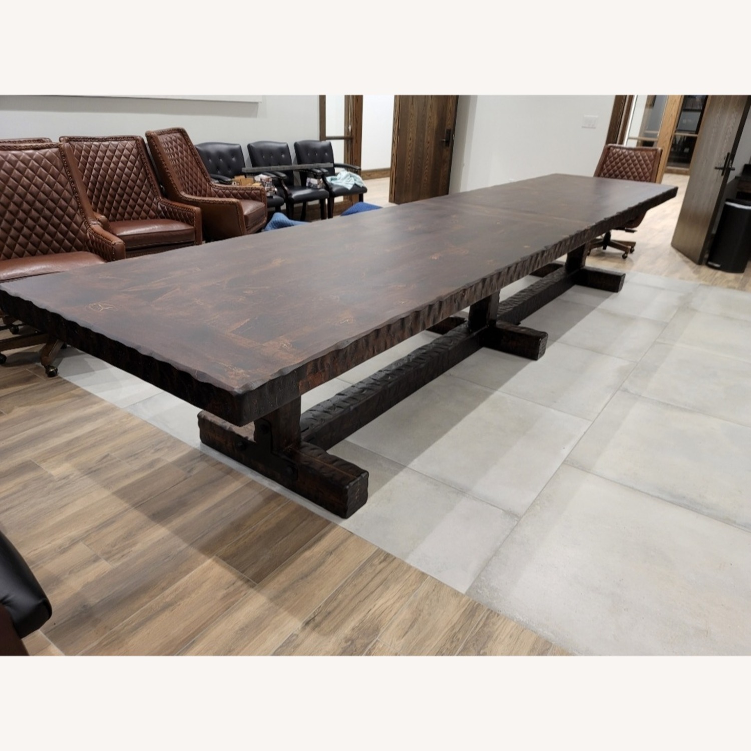 Custom Rustic Conference Table - image-1
