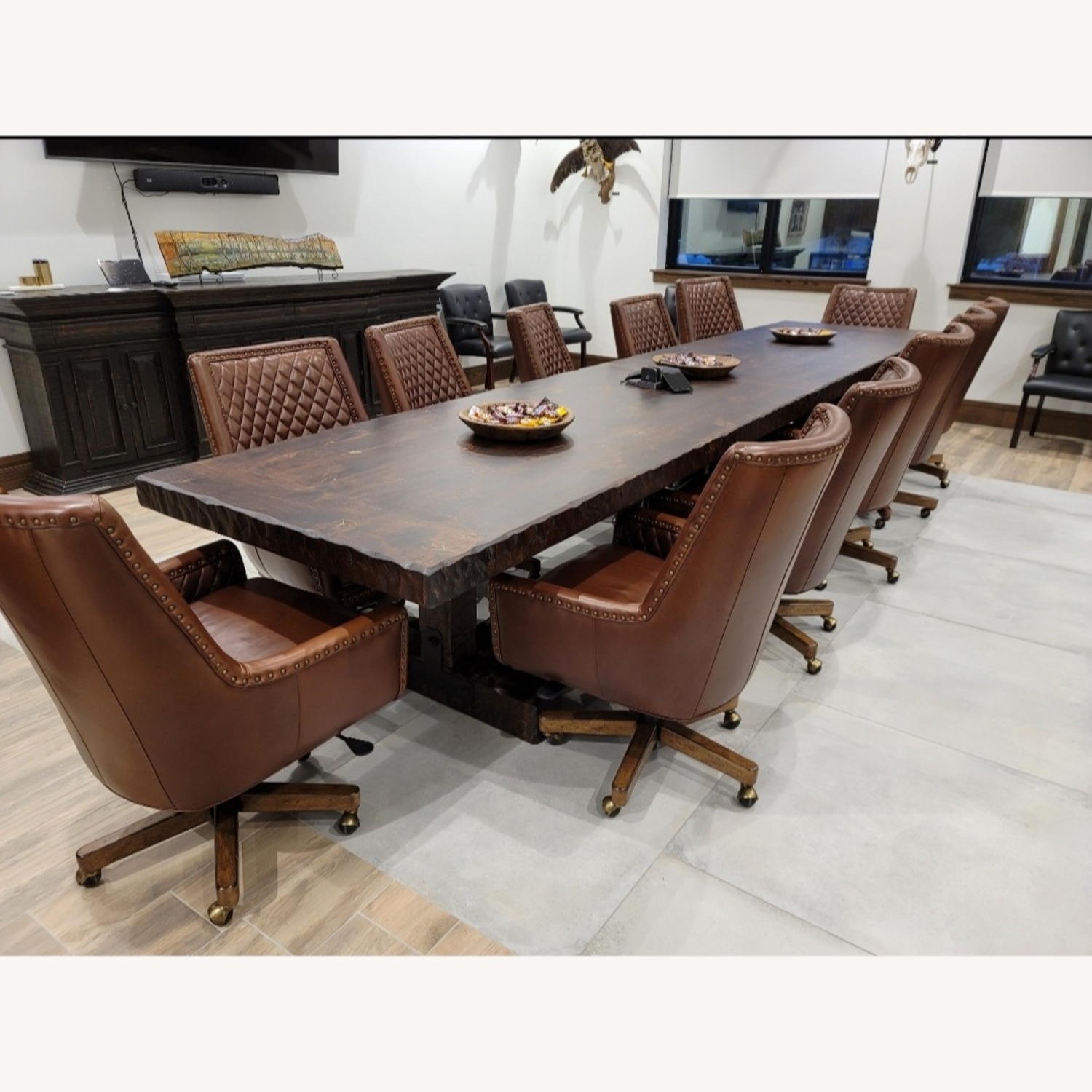 Custom Rustic Conference Table - image-7