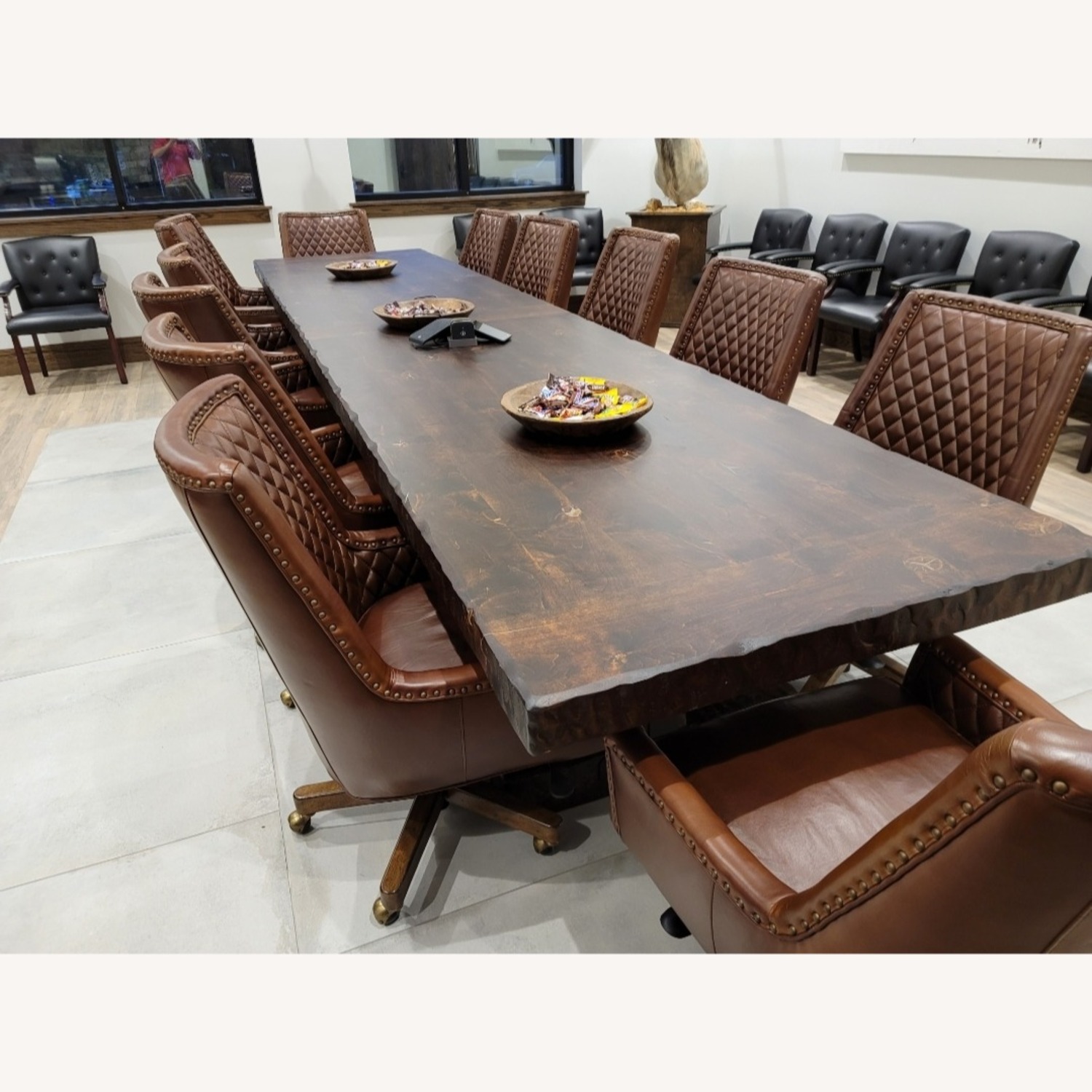 Custom Rustic Conference Table - image-6