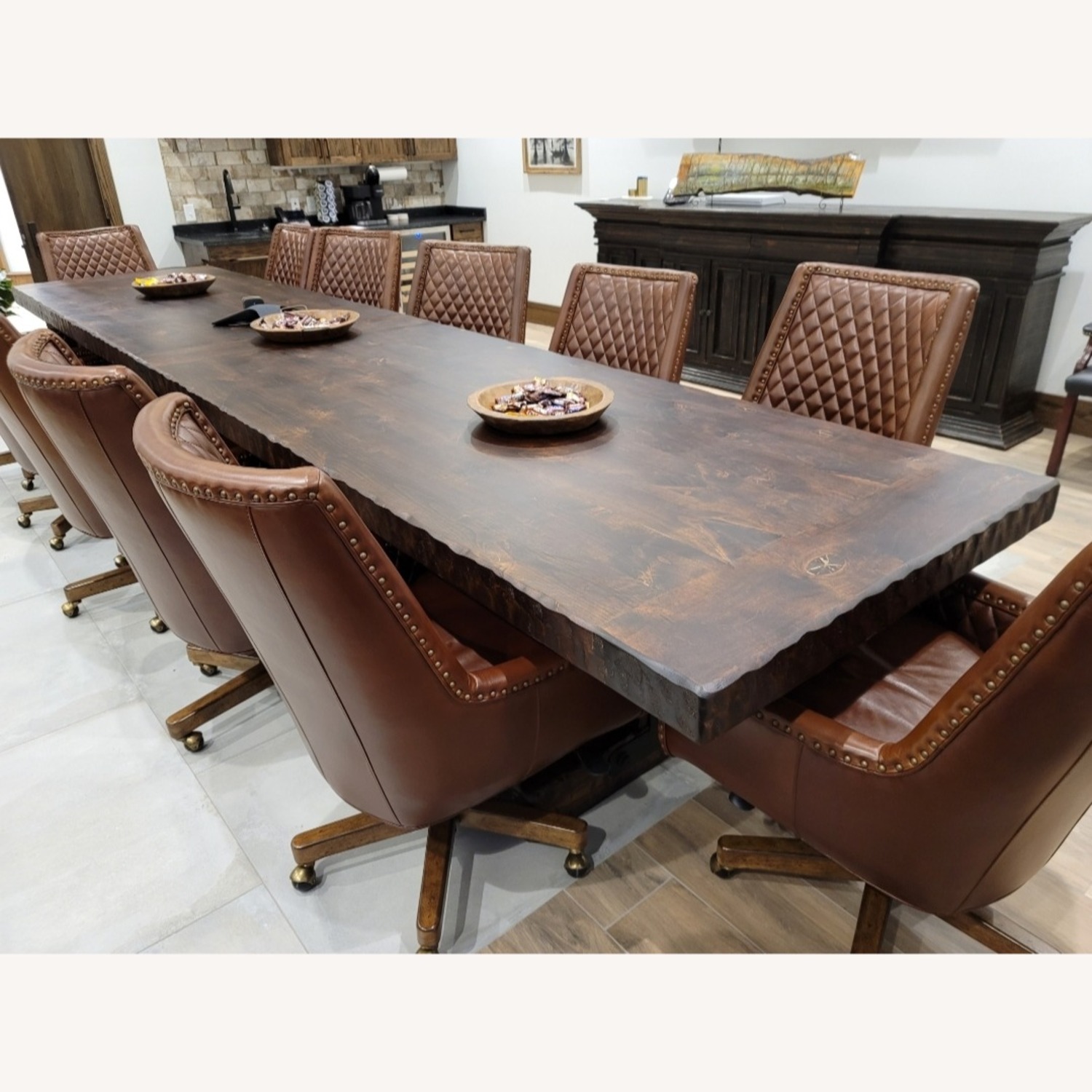 Custom Rustic Conference Table - image-9