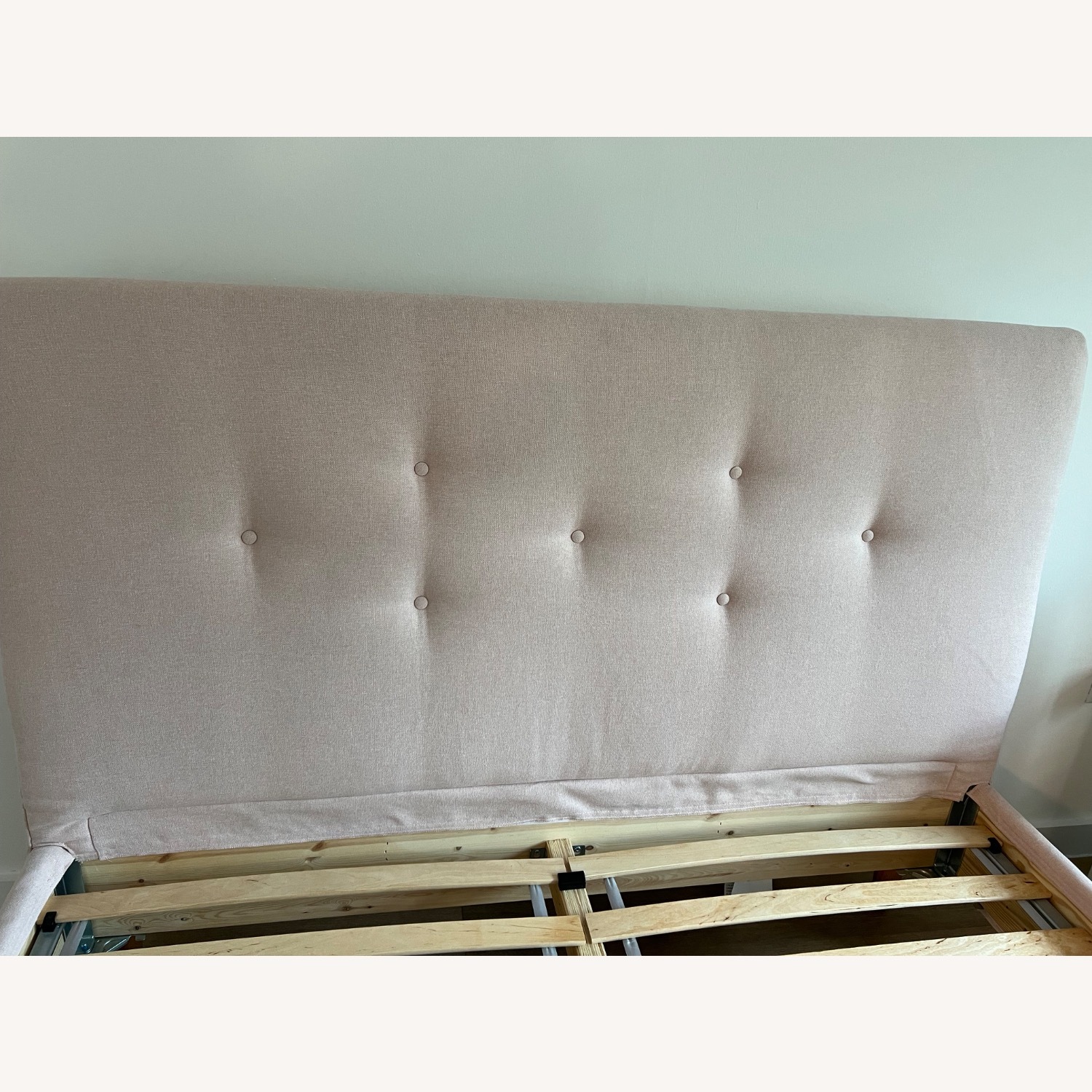 IKEA Idanas Queen Bed Frame Pink - image-9