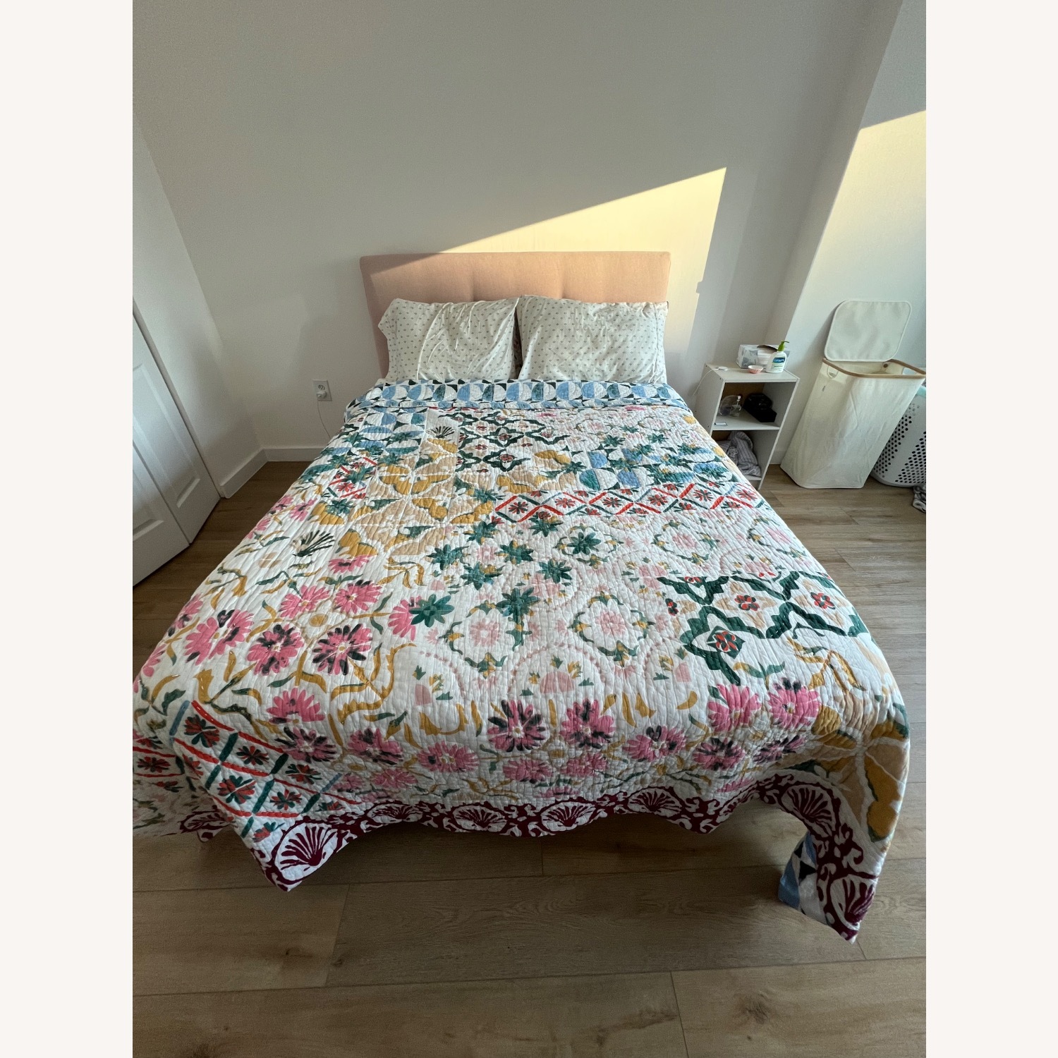 IKEA Idanas Queen Bed Frame Pink - image-2