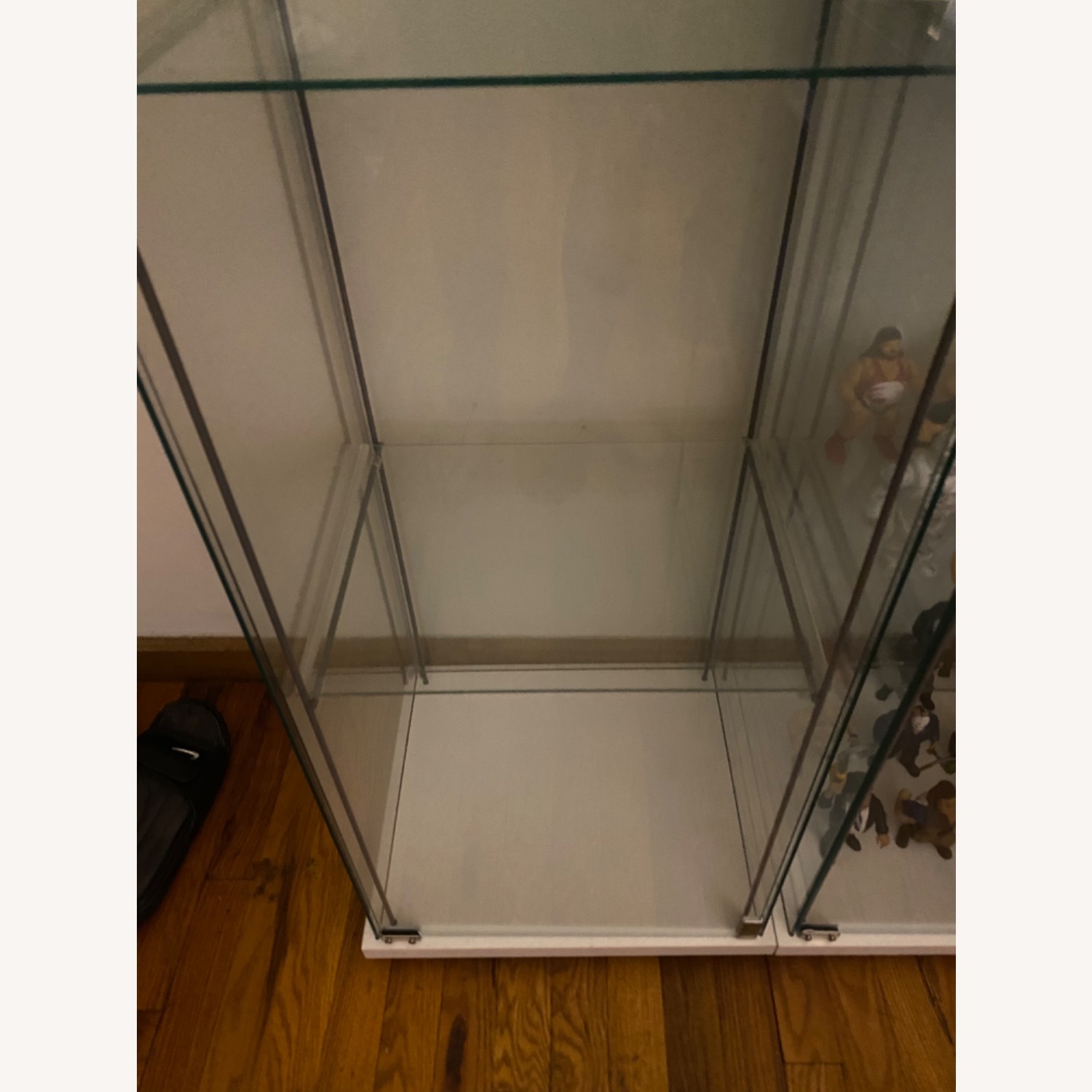 IKEA Glass Display Case with 3 Shelves 65" - image-6