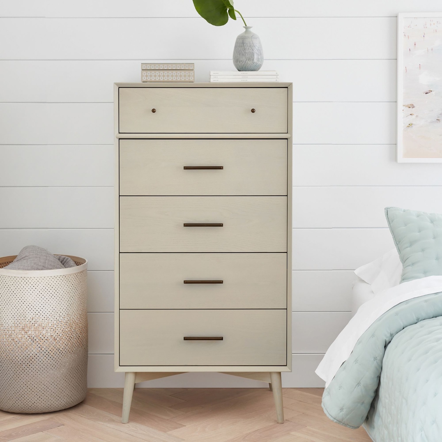 Pottery Barn Teen Mid-Century Tall Chest of Drawers - image-6
