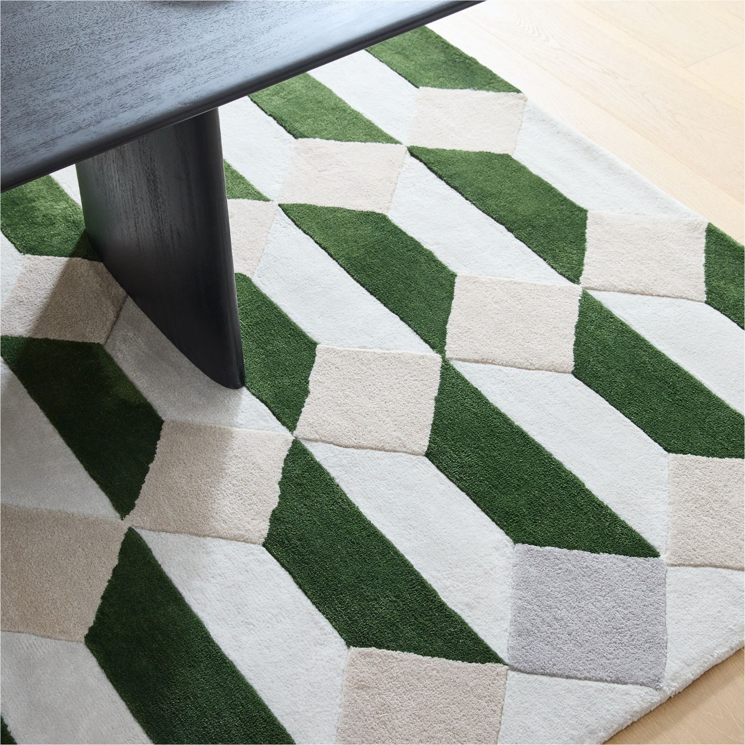 West Elm Faceted Tile Performance Rug 5X8 - image-3